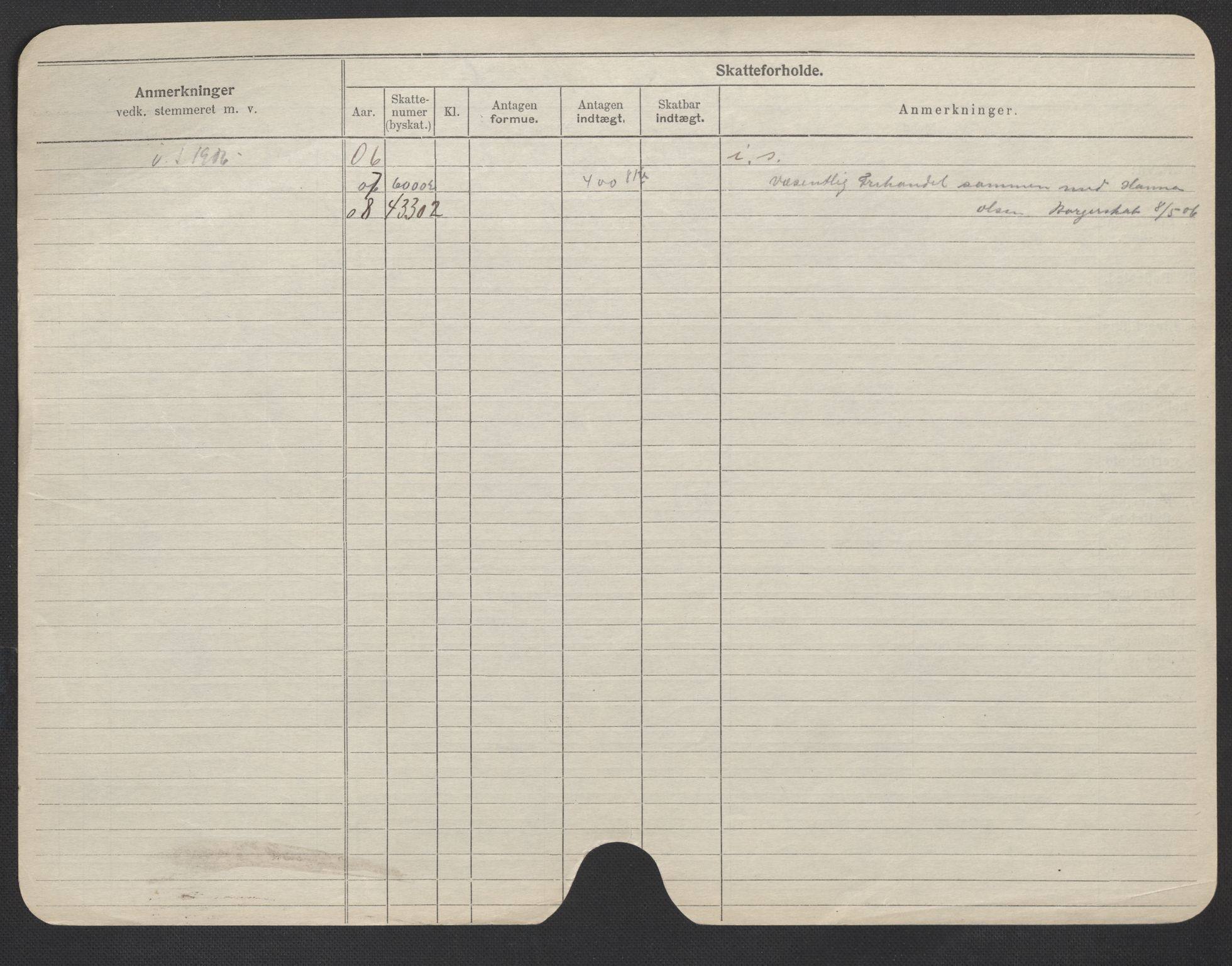 Oslo folkeregister, Registerkort, SAO/A-11715/F/Fa/Fac/L0020: Kvinner, 1906-1914, s. 426b