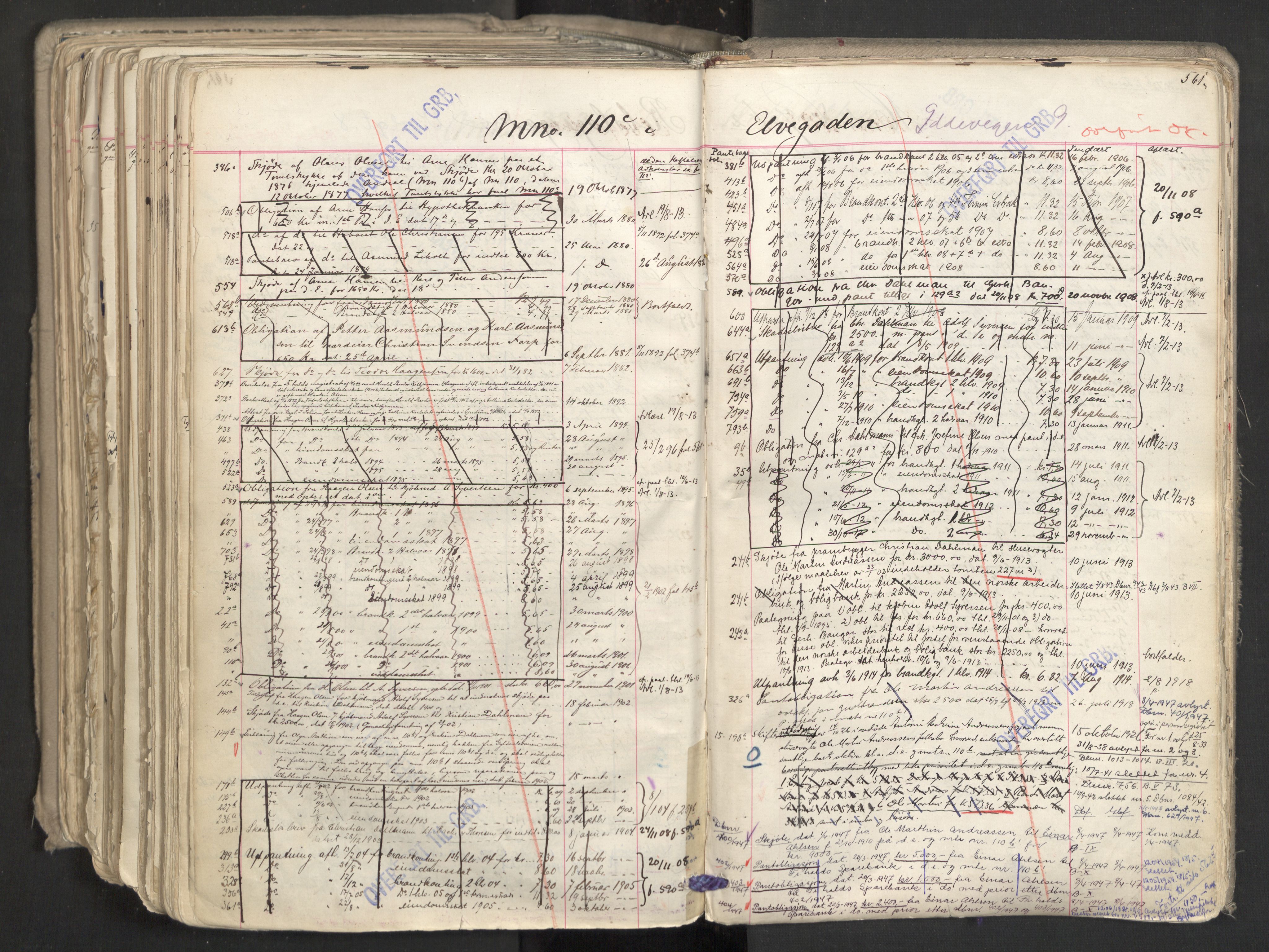Halden byfogd, AV/SAO-A-10865/G/Ga/Gaa/Gaab/L0001: Panteregister nr. II 1, 1873-1955, s. 561