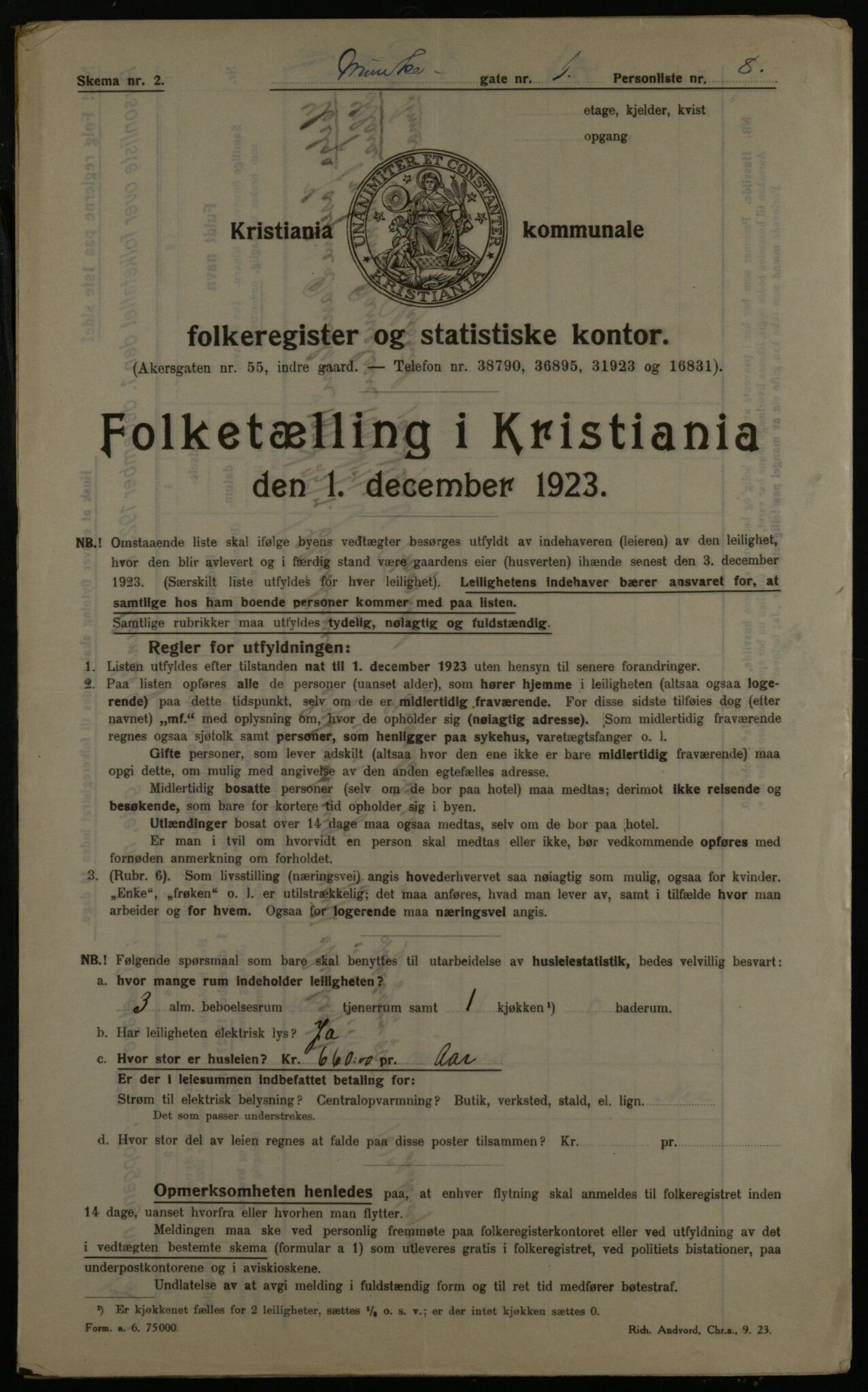 OBA, Kommunal folketelling 1.12.1923 for Kristiania, 1923, s. 74879