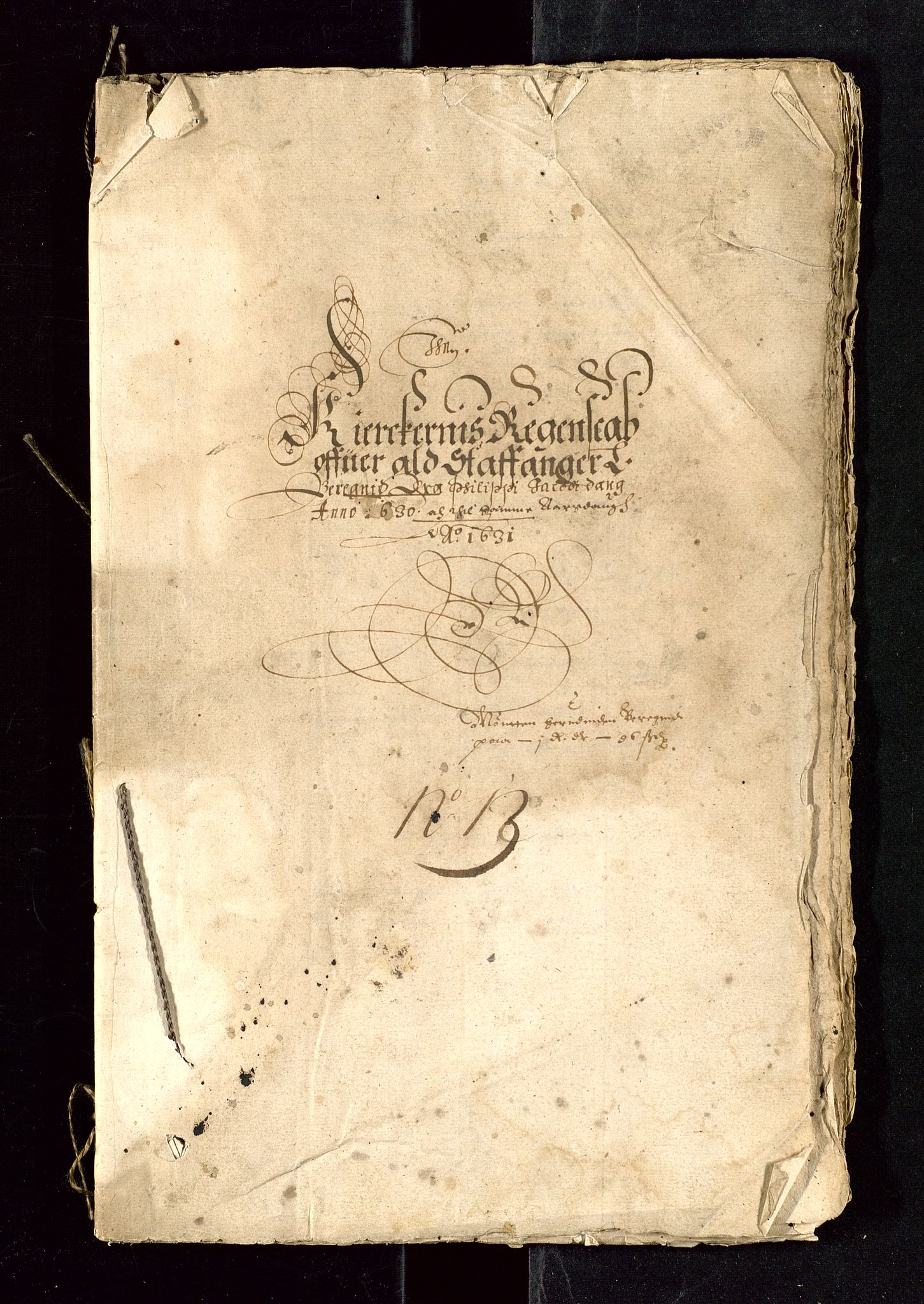 Stavanger len, AV/SAST-A-101870/Ob/L0018: Kirkeregnskaper, 1613-1632, s. 324