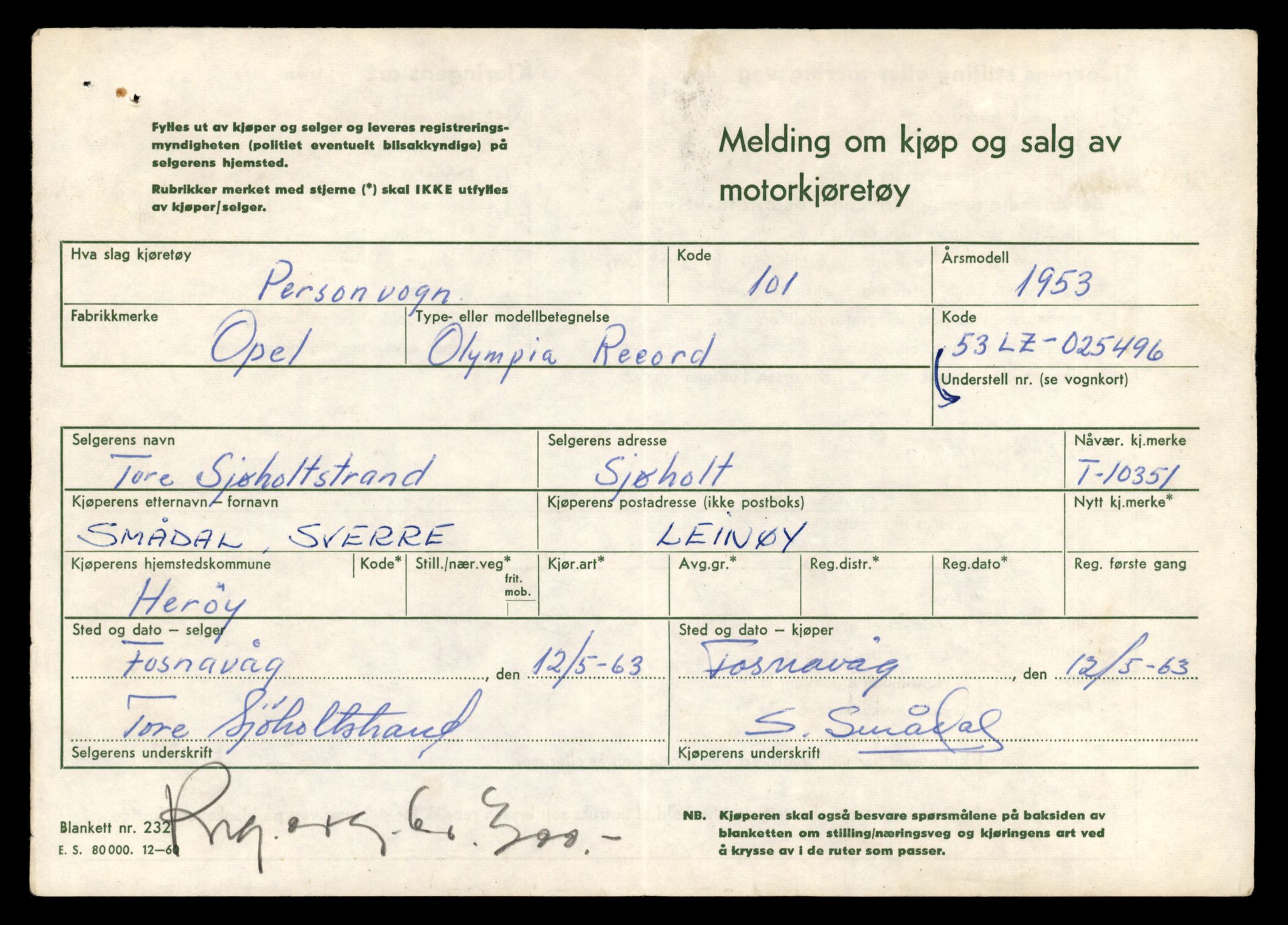 Møre og Romsdal vegkontor - Ålesund trafikkstasjon, AV/SAT-A-4099/F/Fe/L0020: Registreringskort for kjøretøy T 10351 - T 10470, 1927-1998, s. 13