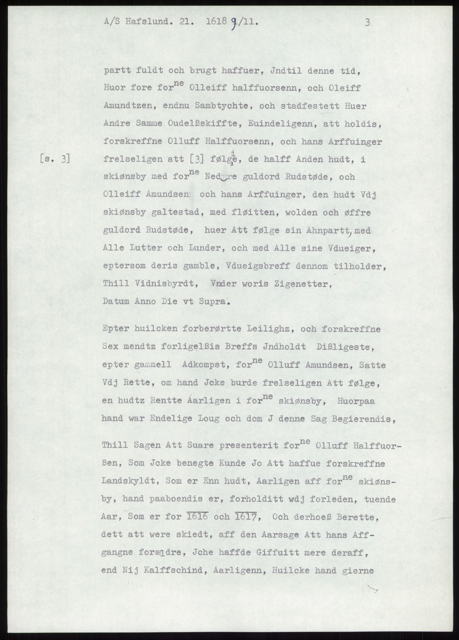 Samlinger til kildeutgivelse, Diplomavskriftsamlingen, AV/RA-EA-4053/H/Ha, s. 210