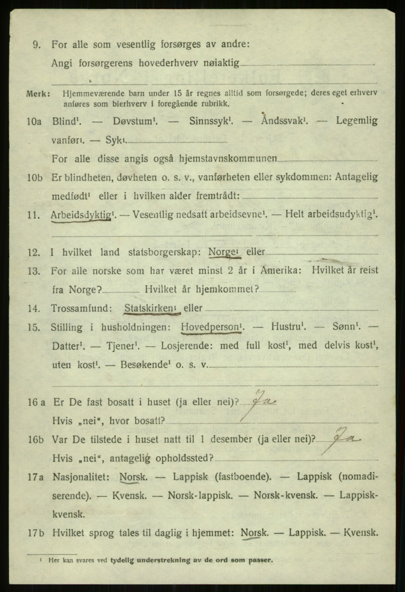 SATØ, Folketelling 1920 for 1934 Tromsøysund herred, 1920, s. 7267