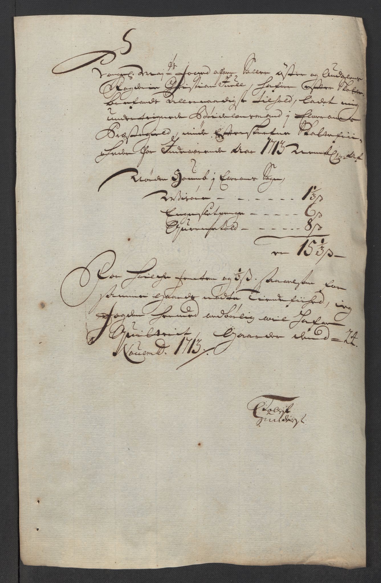 Rentekammeret inntil 1814, Reviderte regnskaper, Fogderegnskap, AV/RA-EA-4092/R13/L0850: Fogderegnskap Solør, Odal og Østerdal, 1713, s. 411