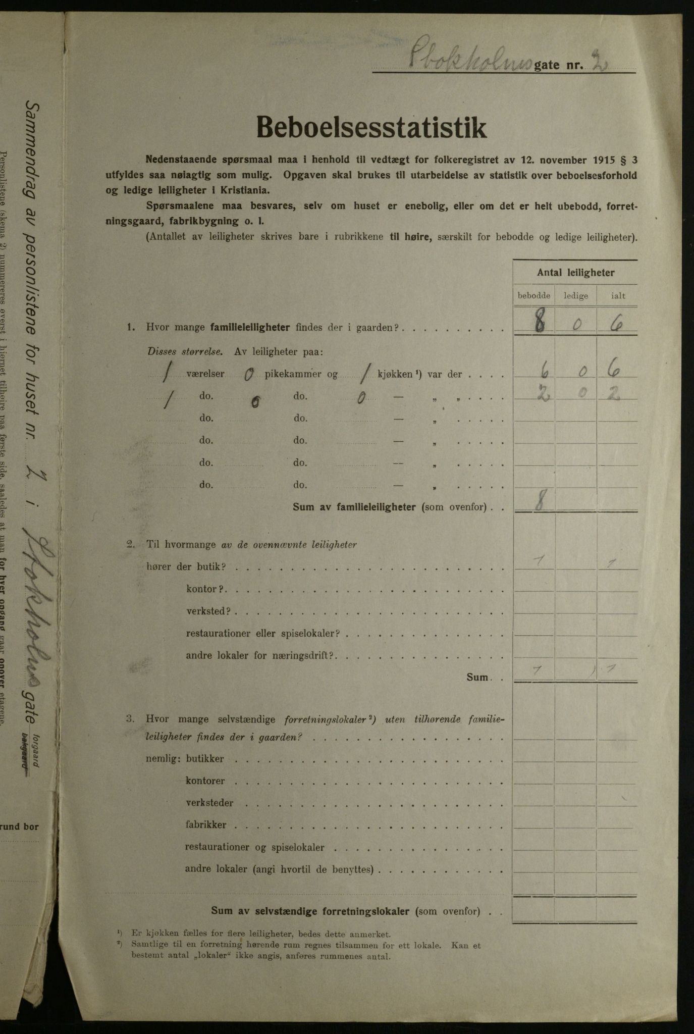 OBA, Kommunal folketelling 1.12.1923 for Kristiania, 1923, s. 113616