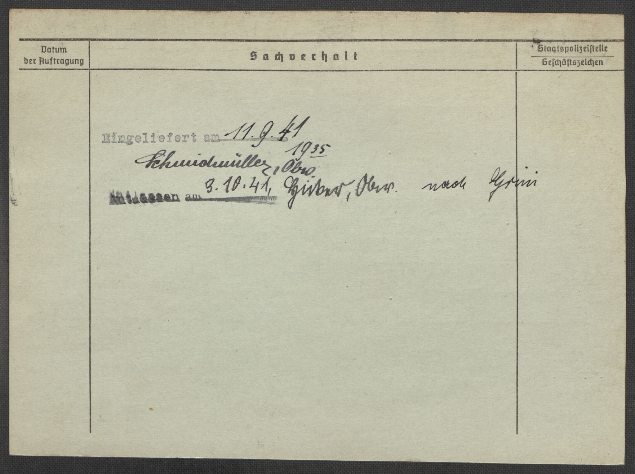 Befehlshaber der Sicherheitspolizei und des SD, RA/RAFA-5969/E/Ea/Eaa/L0010: Register over norske fanger i Møllergata 19: Sø-Å, 1940-1945, s. 1127