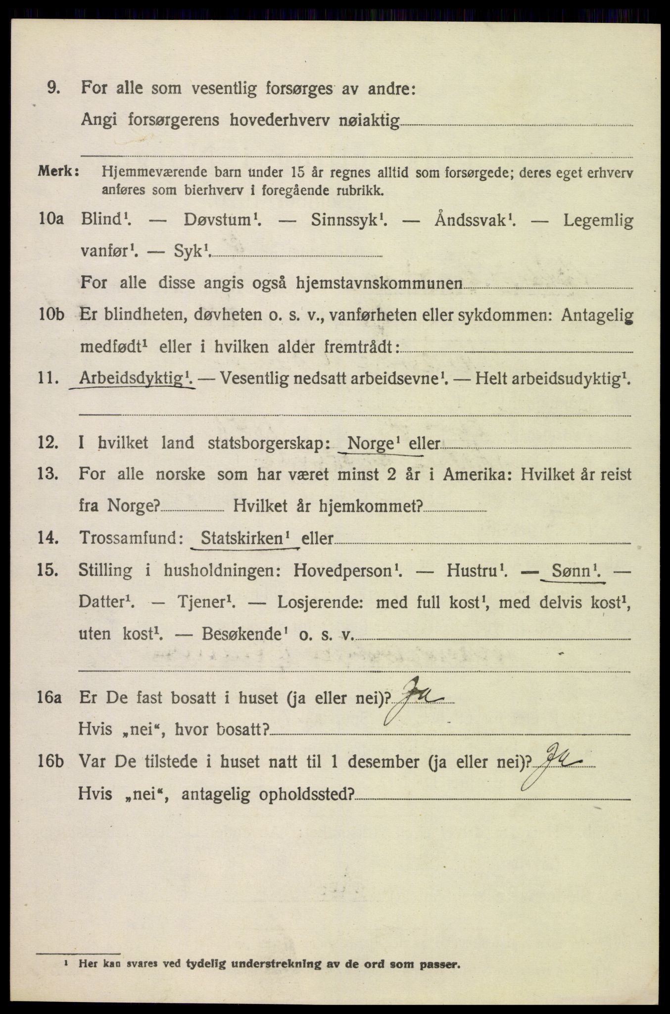 SAH, Folketelling 1920 for 0522 Østre Gausdal herred, 1920, s. 1905