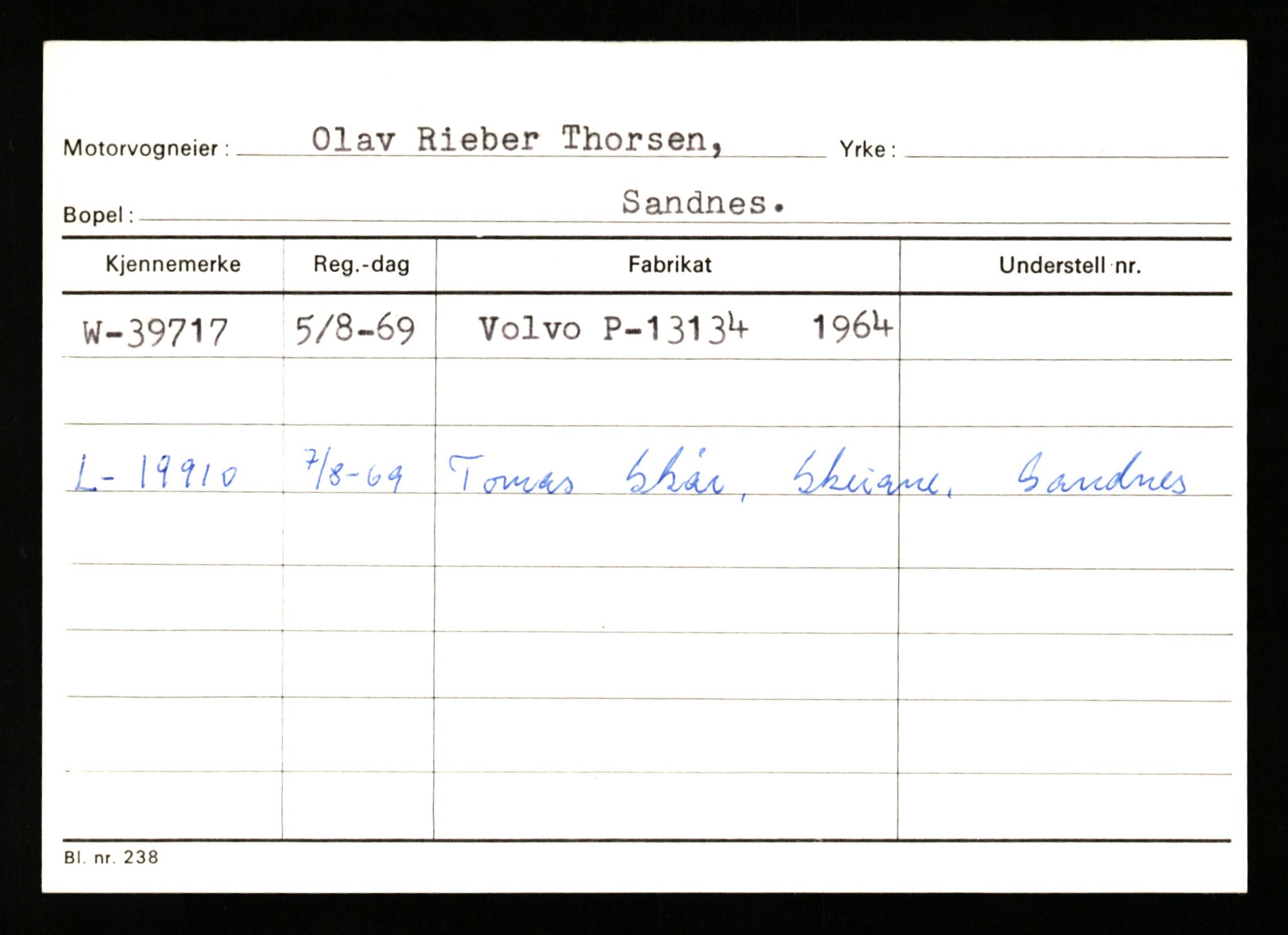 Stavanger trafikkstasjon, AV/SAST-A-101942/0/G/L0006: Registreringsnummer: 34250 - 49007, 1930-1971, s. 1461