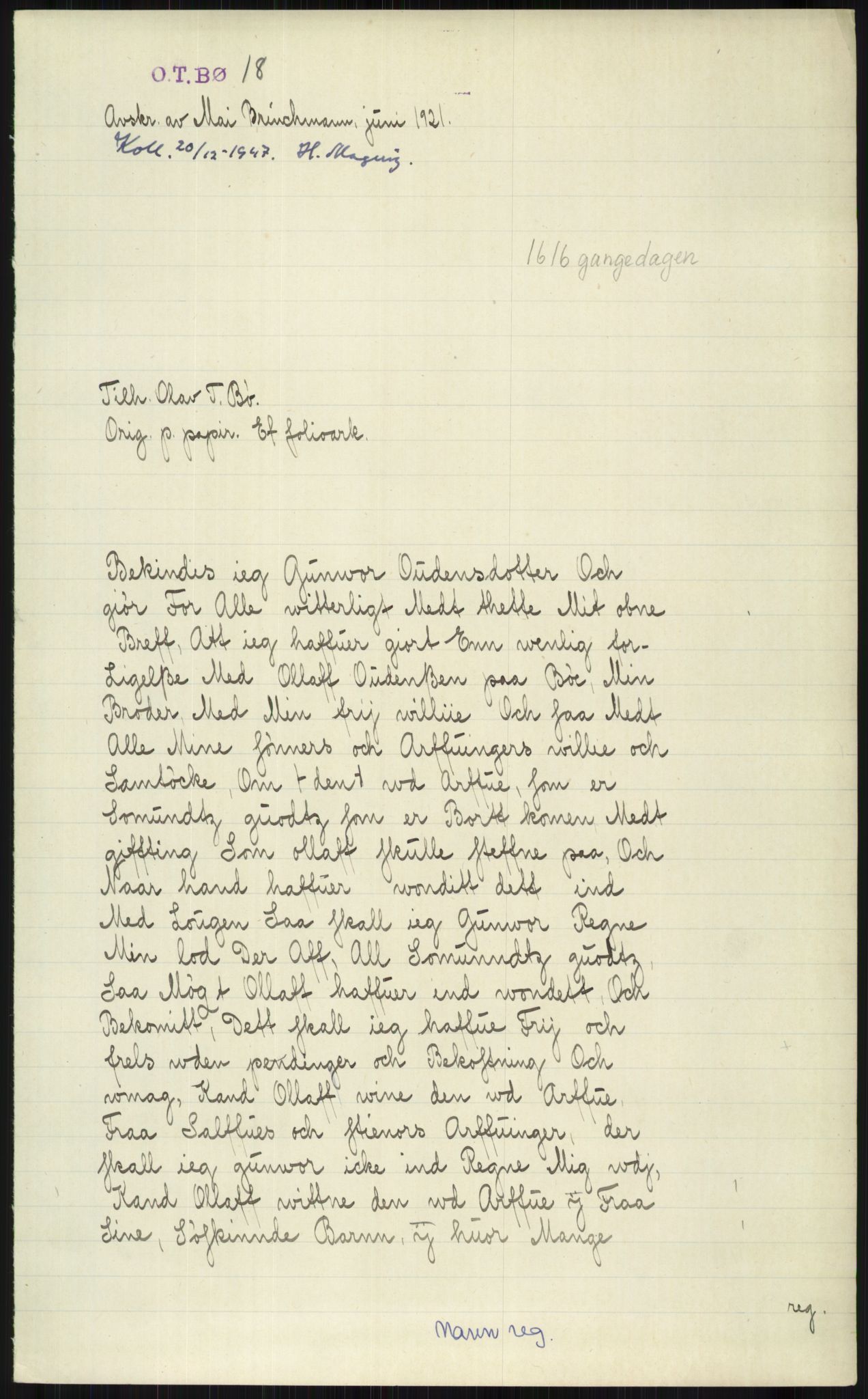 Samlinger til kildeutgivelse, Diplomavskriftsamlingen, AV/RA-EA-4053/H/Ha, s. 1358
