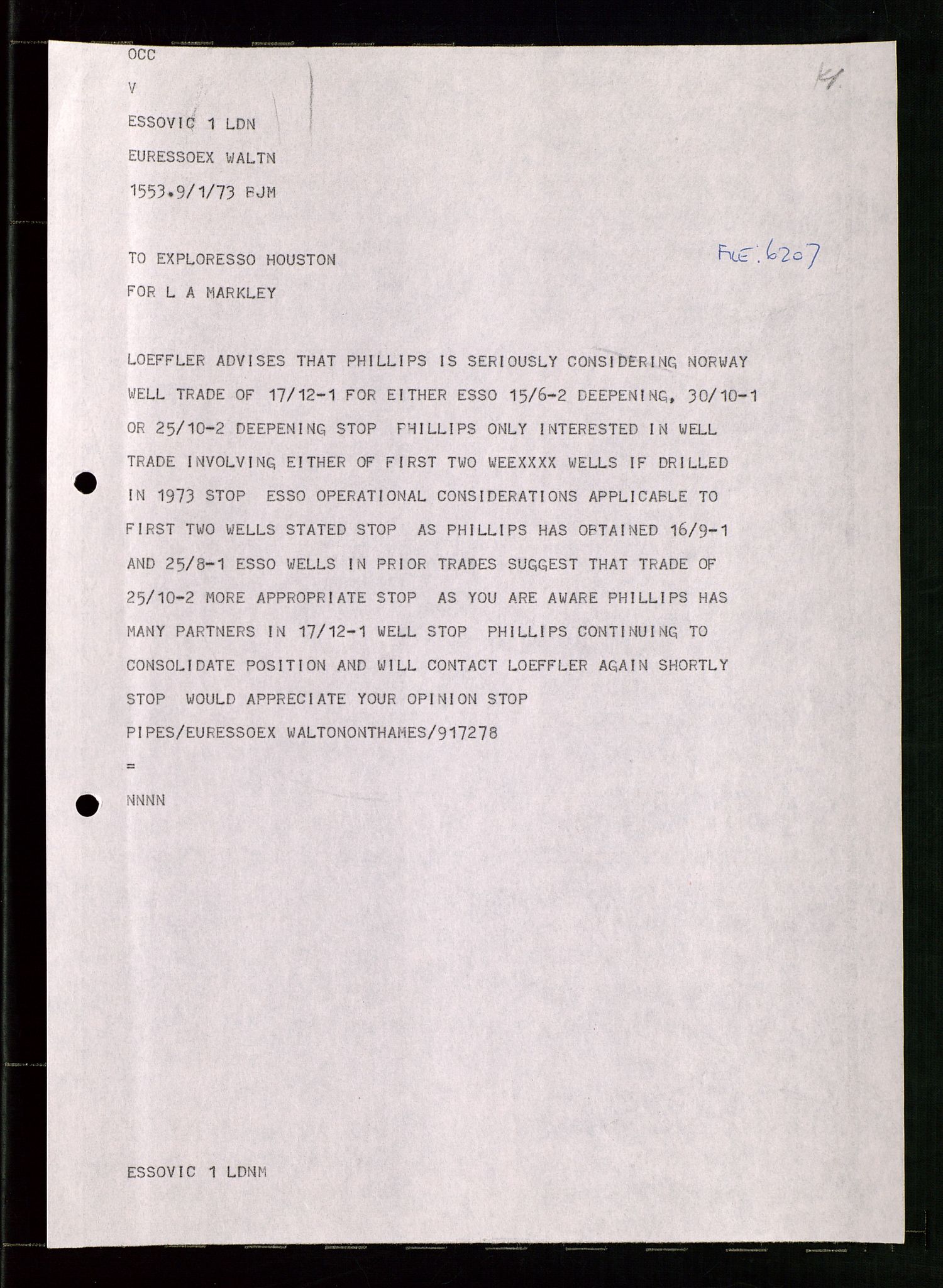 Pa 1512 - Esso Exploration and Production Norway Inc., AV/SAST-A-101917/E/Ea/L0021: Sak og korrespondanse, 1965-1974, s. 526