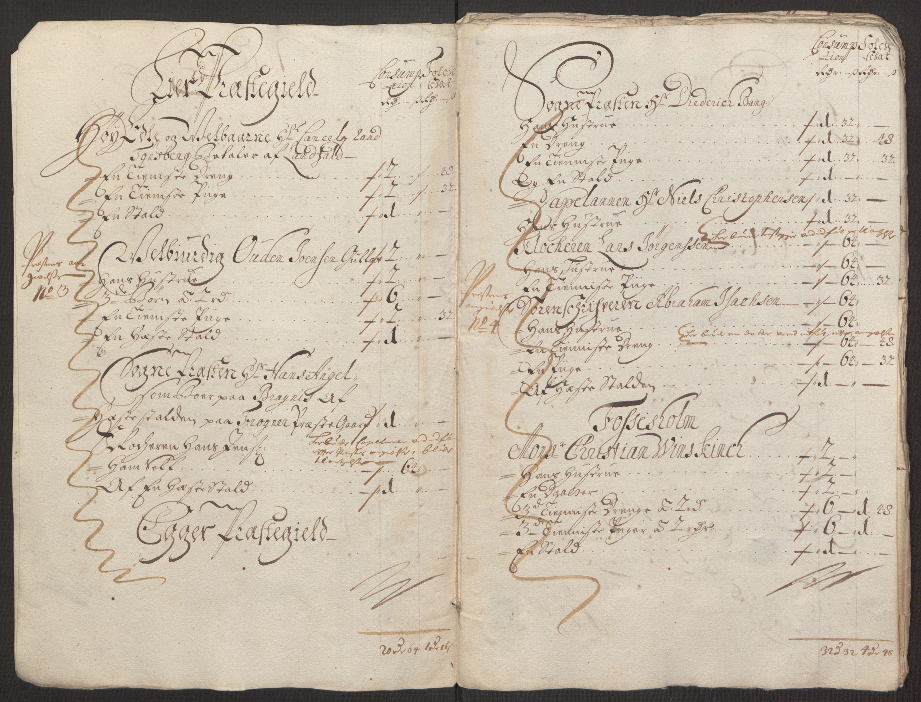 Rentekammeret inntil 1814, Reviderte regnskaper, Fogderegnskap, RA/EA-4092/R30/L1694: Fogderegnskap Hurum, Røyken, Eiker og Lier, 1694-1696, s. 134