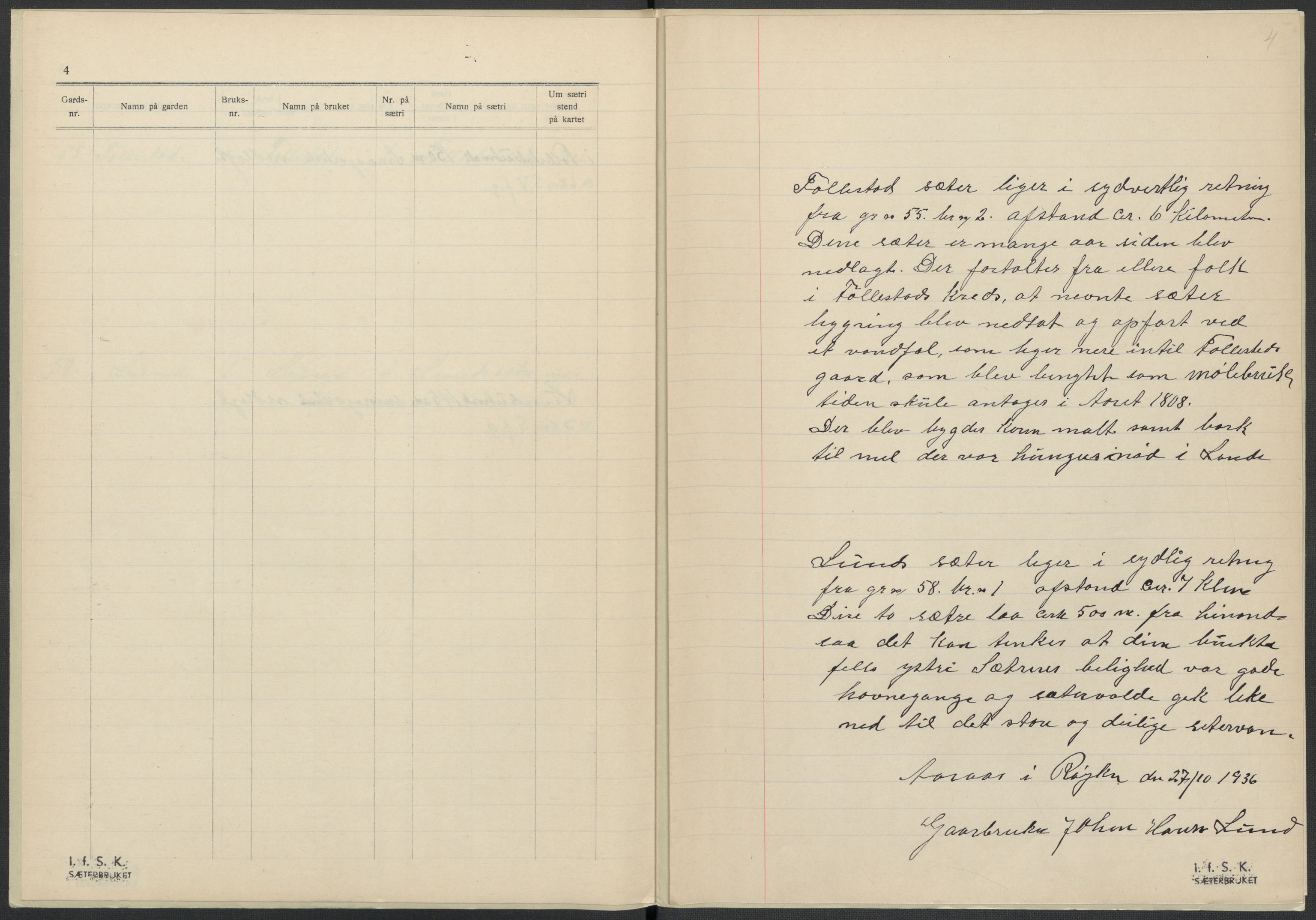 Instituttet for sammenlignende kulturforskning, AV/RA-PA-0424/F/Fc/L0006/0002: Eske B6: / Buskerud (perm XIV), 1934-1940, s. 4