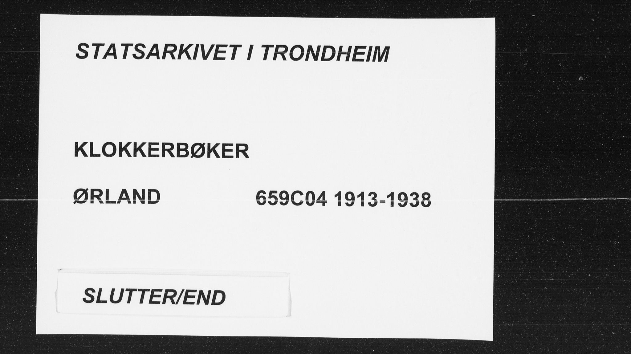 Ministerialprotokoller, klokkerbøker og fødselsregistre - Sør-Trøndelag, SAT/A-1456/659/L0747: Klokkerbok nr. 659C04, 1913-1938