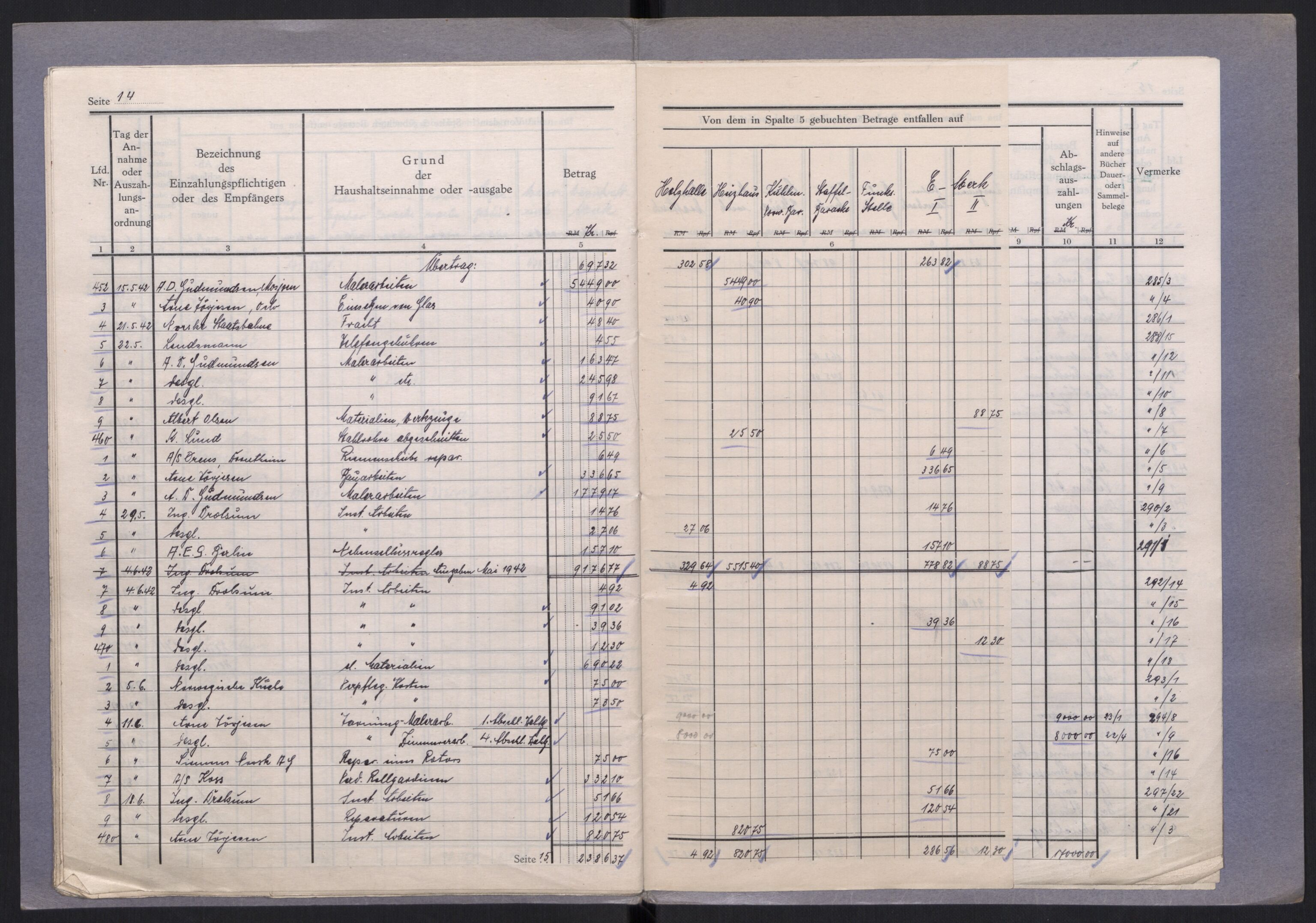 Tyske arkiver, Organisation Todt (OT), Einsatzgruppe Wiking, AV/RA-RAFA-2188/2/E/Ea/L0005: Byggeprosjekt i Hattfjelldal, 1940-1942, s. 139