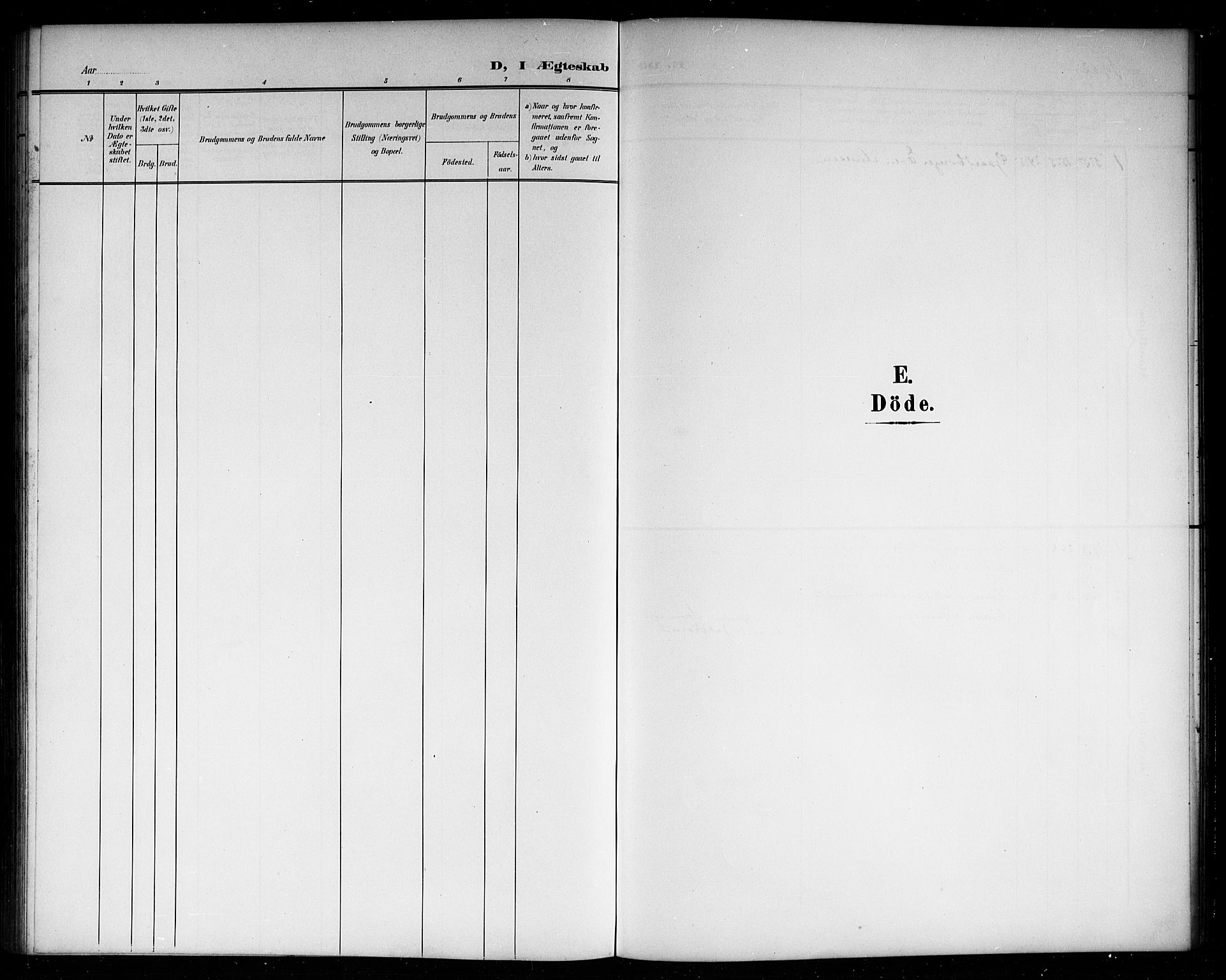 Hedrum kirkebøker, AV/SAKO-A-344/G/Gb/L0001: Klokkerbok nr. II 1, 1902-1920