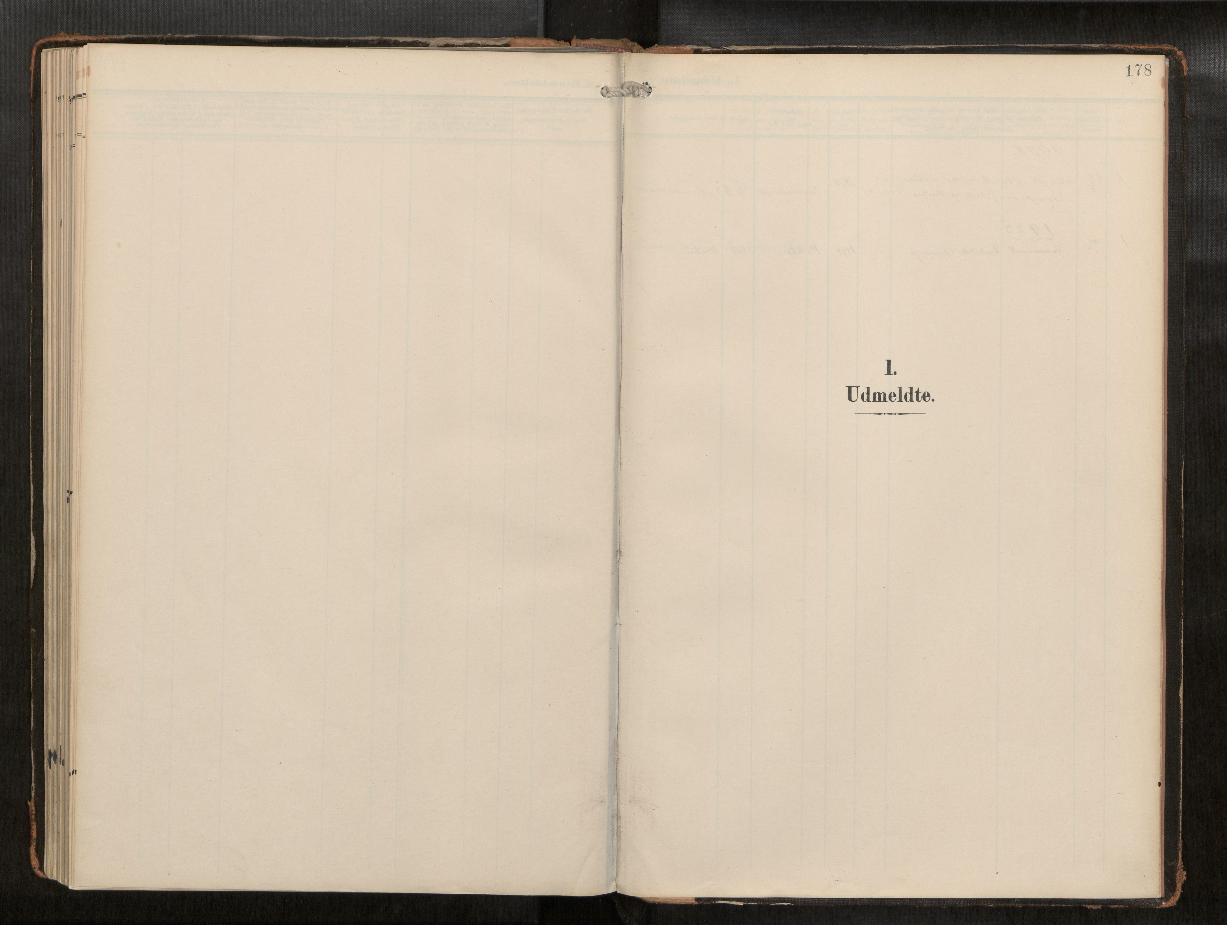 Ministerialprotokoller, klokkerbøker og fødselsregistre - Nord-Trøndelag, SAT/A-1458/742/L0409a: Ministerialbok nr. 742A03, 1906-1924, s. 178