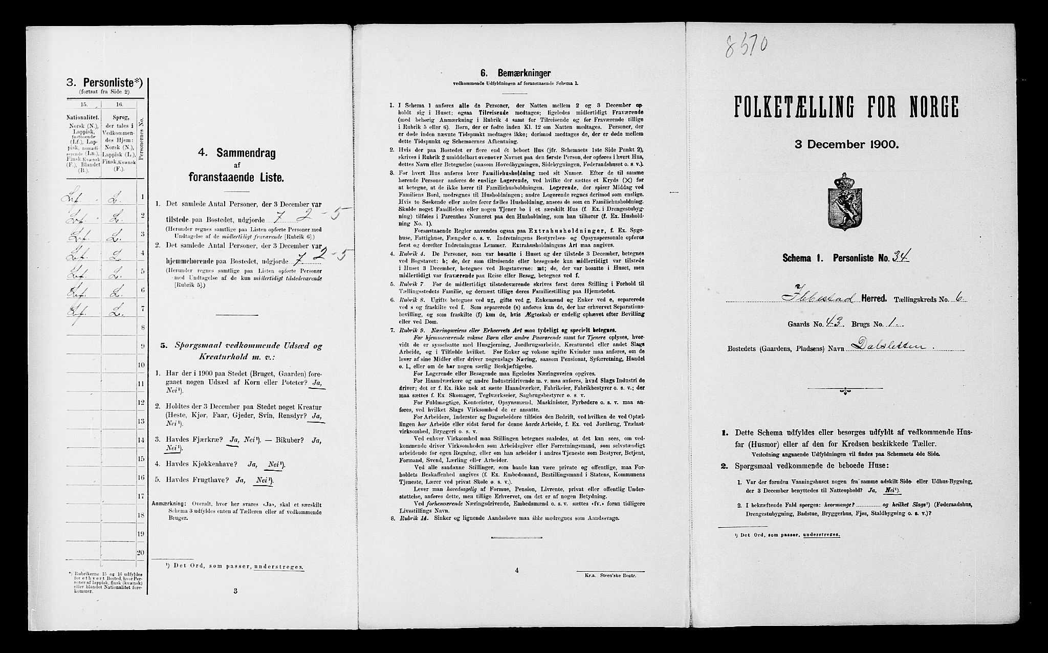 SATØ, Folketelling 1900 for 1917 Ibestad herred, 1900, s. 914