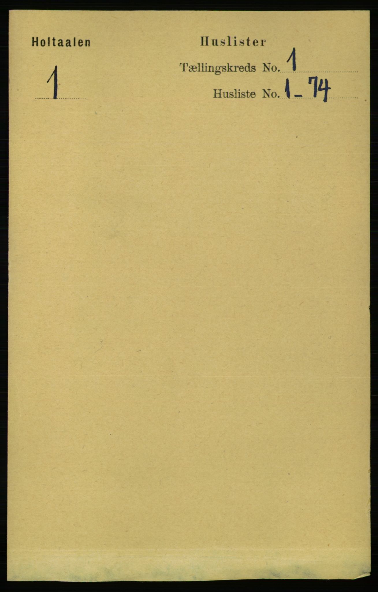 RA, Folketelling 1891 for 1645 Haltdalen herred, 1891, s. 15