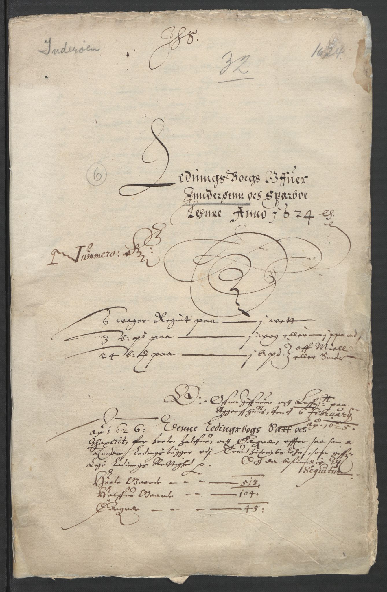 Stattholderembetet 1572-1771, RA/EA-2870/Ek/L0006/0001: Jordebøker til utlikning av garnisonsskatt 1624-1626: / Jordebøker for Trondheim len, 1624, s. 39