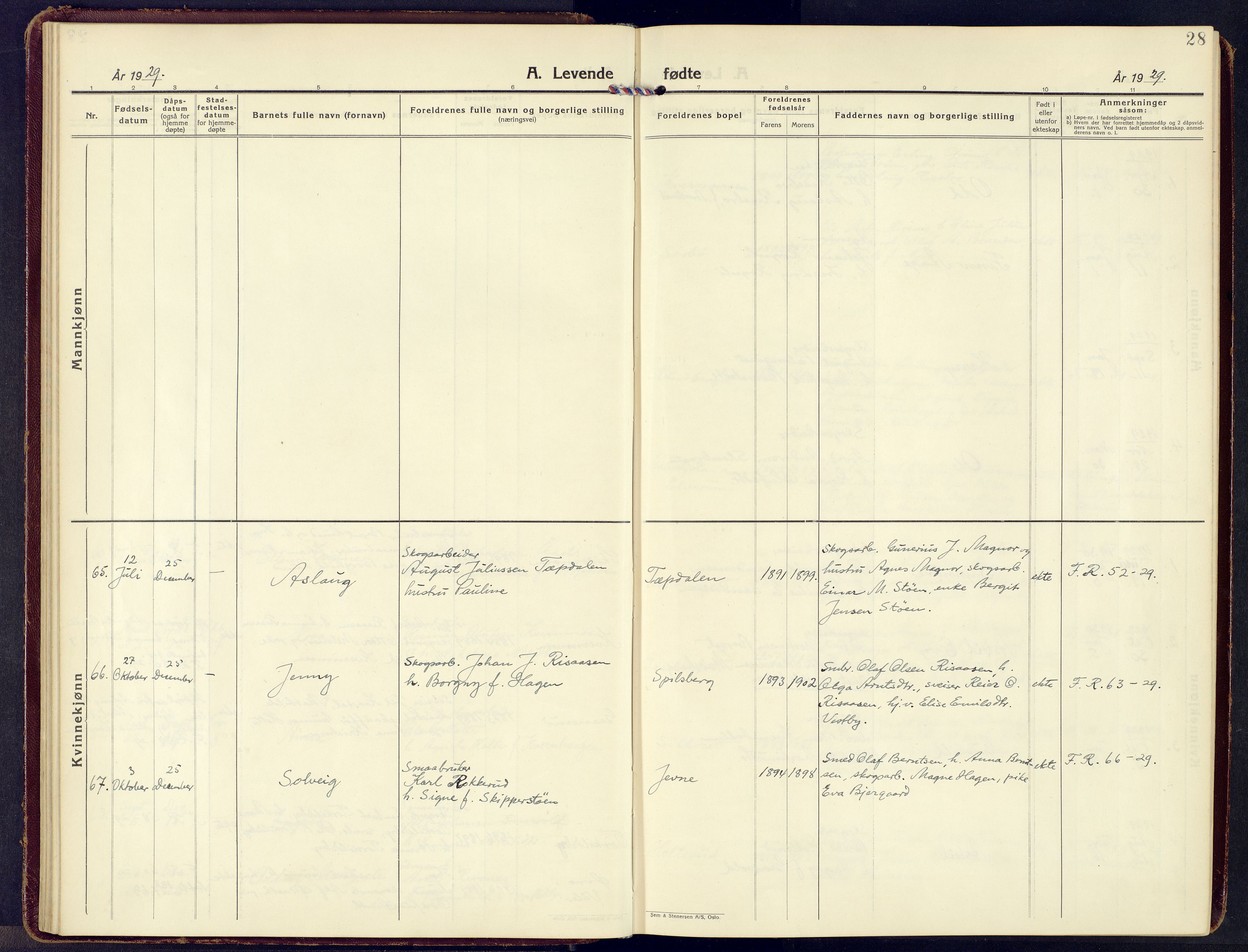 Våler prestekontor, Hedmark, AV/SAH-PREST-040/H/Ha/Haa/L0010: Ministerialbok nr. 10, 1928-1946, s. 28