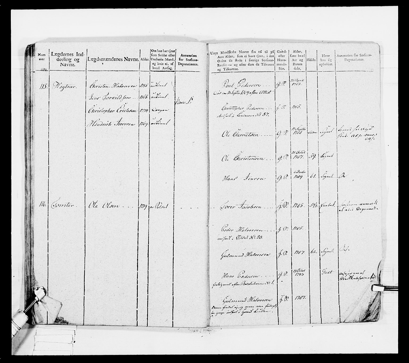 Generalitets- og kommissariatskollegiet, Det kongelige norske kommissariatskollegium, RA/EA-5420/E/Eh/L0034: Nordafjelske gevorbne infanteriregiment, 1810, s. 383