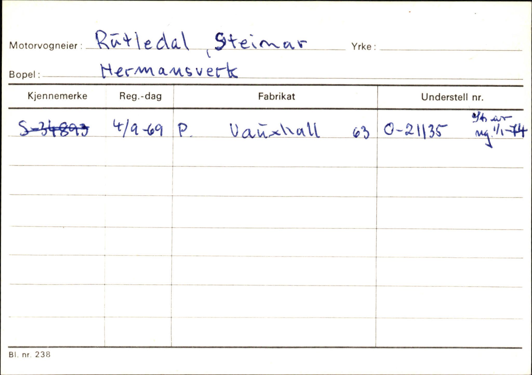 Statens vegvesen, Sogn og Fjordane vegkontor, AV/SAB-A-5301/4/F/L0126: Eigarregister Fjaler M-Å. Leikanger A-Å, 1945-1975, s. 2019
