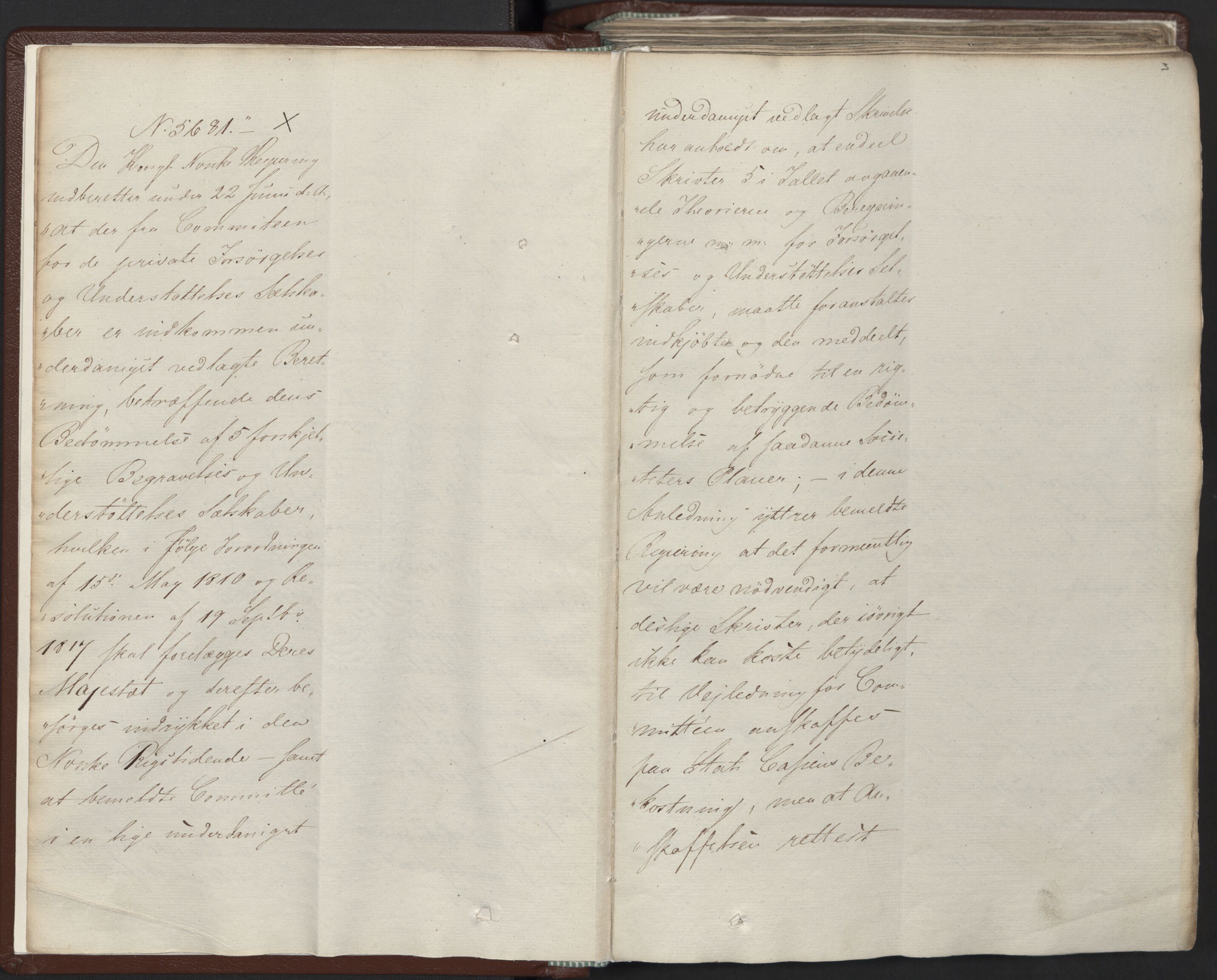 Statsrådssekretariatet, AV/RA-S-1001/A/Ab/L0012: Kgl. res. nr. 5679-6008 II, 1821, s. 2b-3a