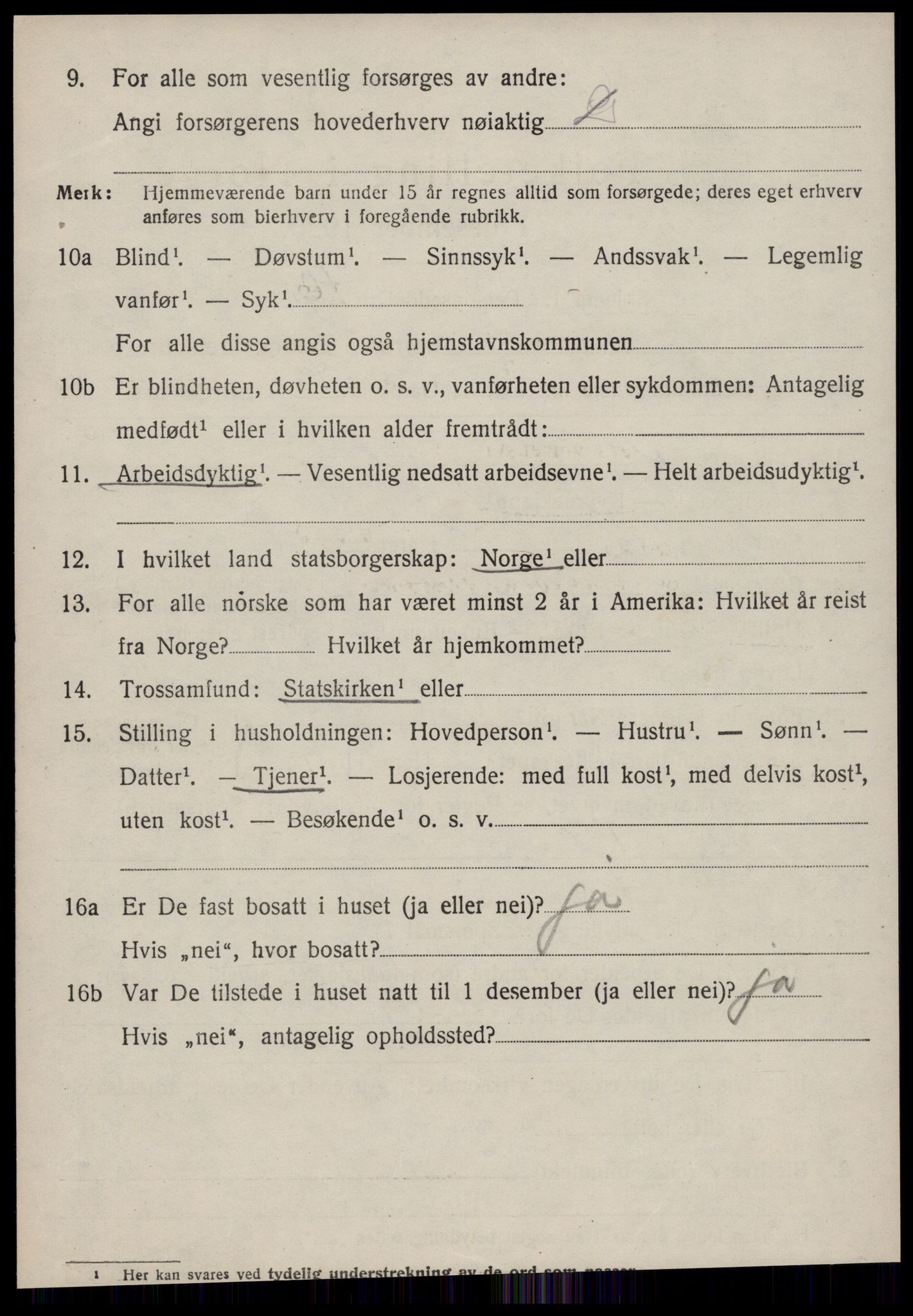 SAT, Folketelling 1920 for 1540 Hen herred, 1920, s. 1577