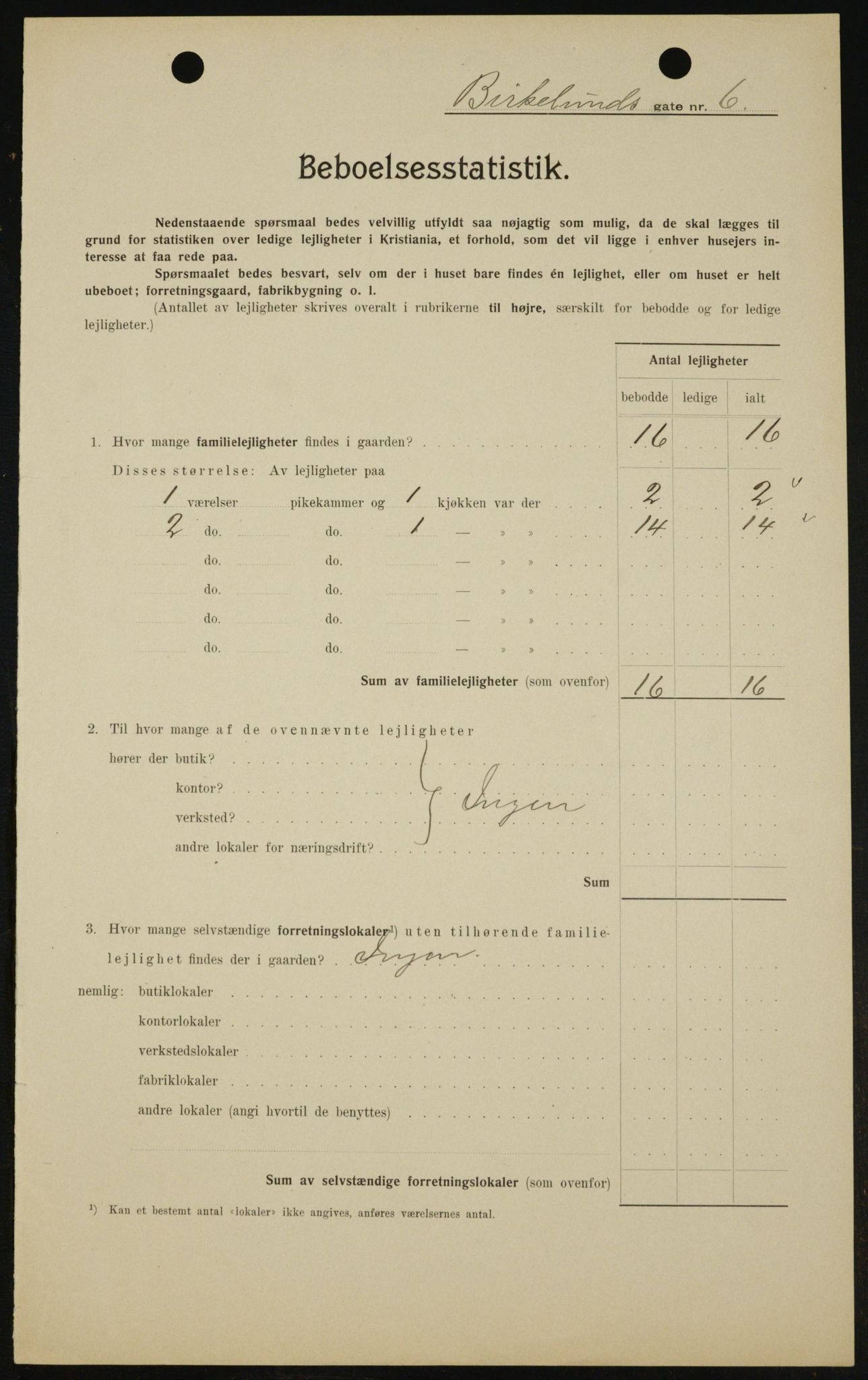 OBA, Kommunal folketelling 1.2.1909 for Kristiania kjøpstad, 1909, s. 5089