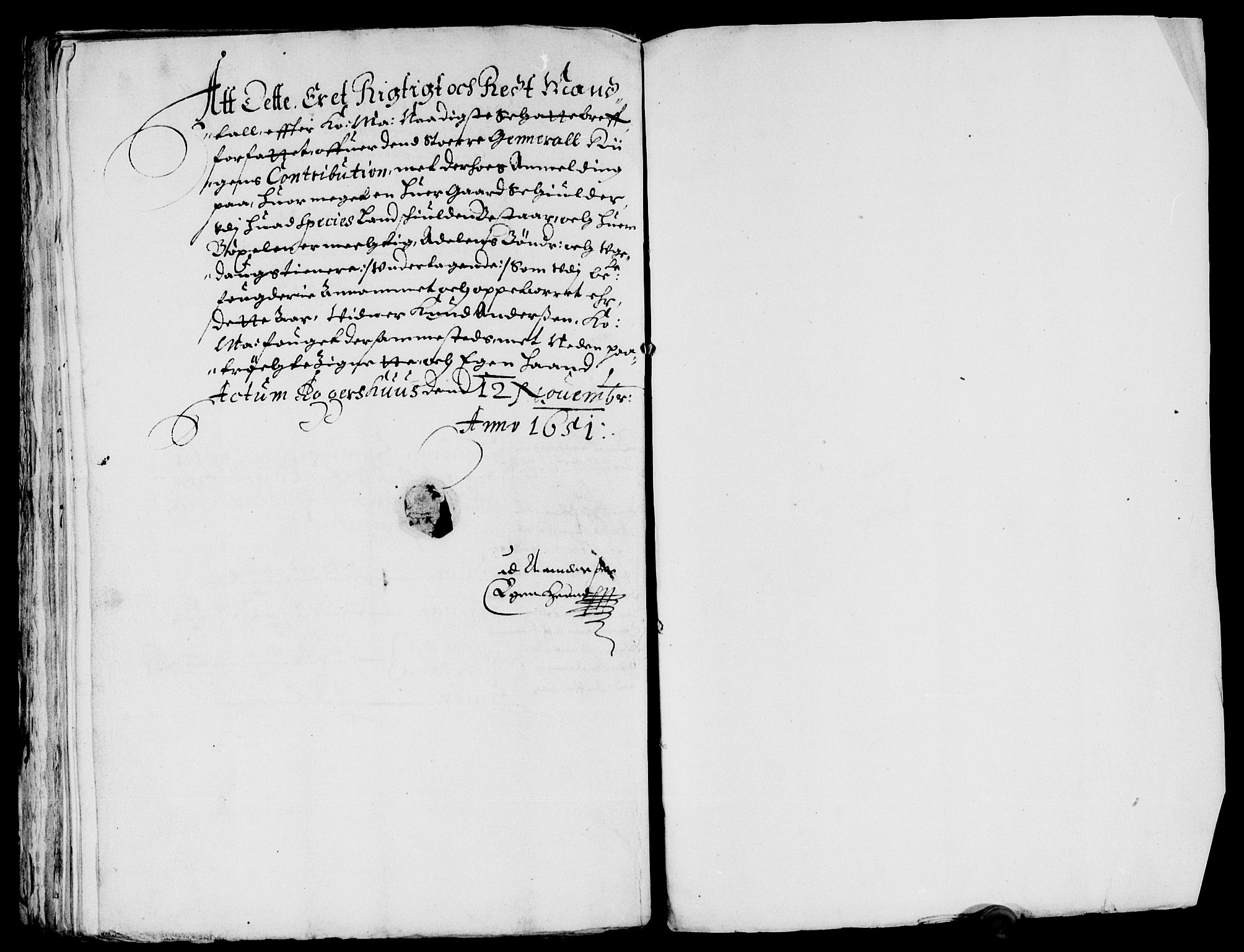 Rentekammeret inntil 1814, Reviderte regnskaper, Lensregnskaper, AV/RA-EA-5023/R/Rb/Rba/L0207: Akershus len, 1651-1652