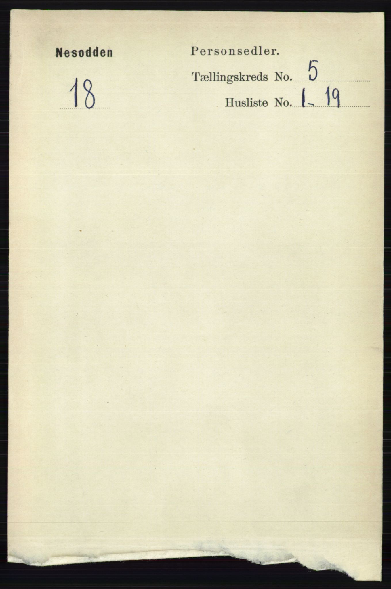 RA, Folketelling 1891 for 0216 Nesodden herred, 1891, s. 1988