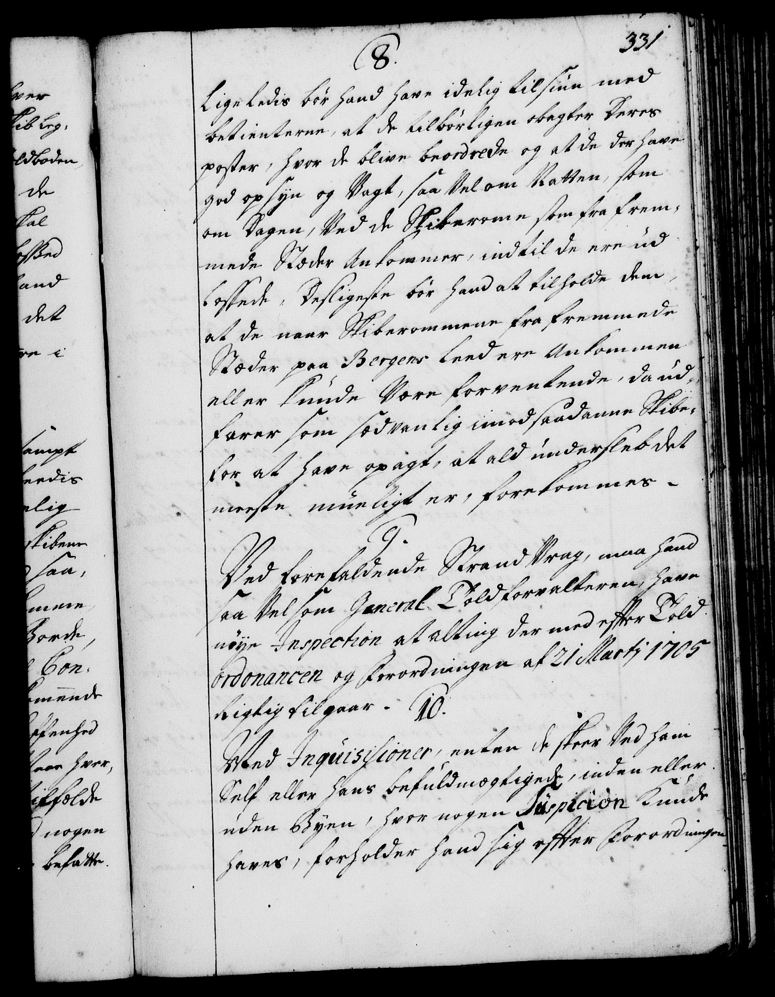 Rentekammeret, Kammerkanselliet, RA/EA-3111/G/Gg/Ggi/L0001: Norsk instruksjonsprotokoll med register (merket RK 53.34), 1720-1729, s. 331