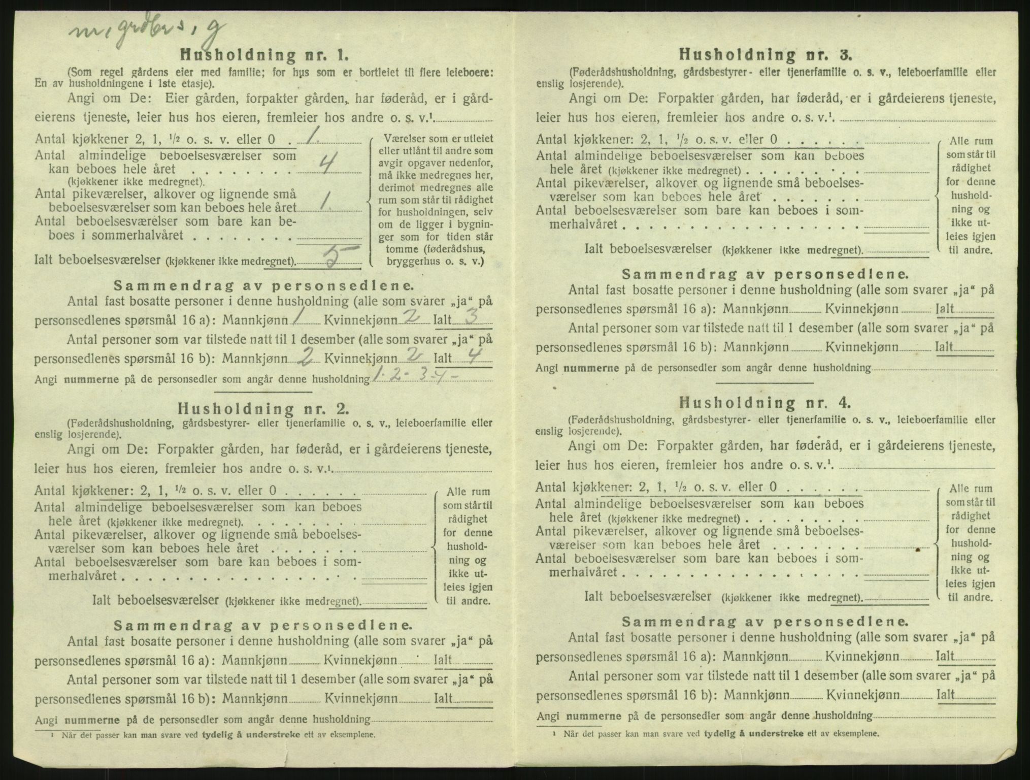 SAH, Folketelling 1920 for 0542 Nord-Aurdal herred, 1920, s. 73