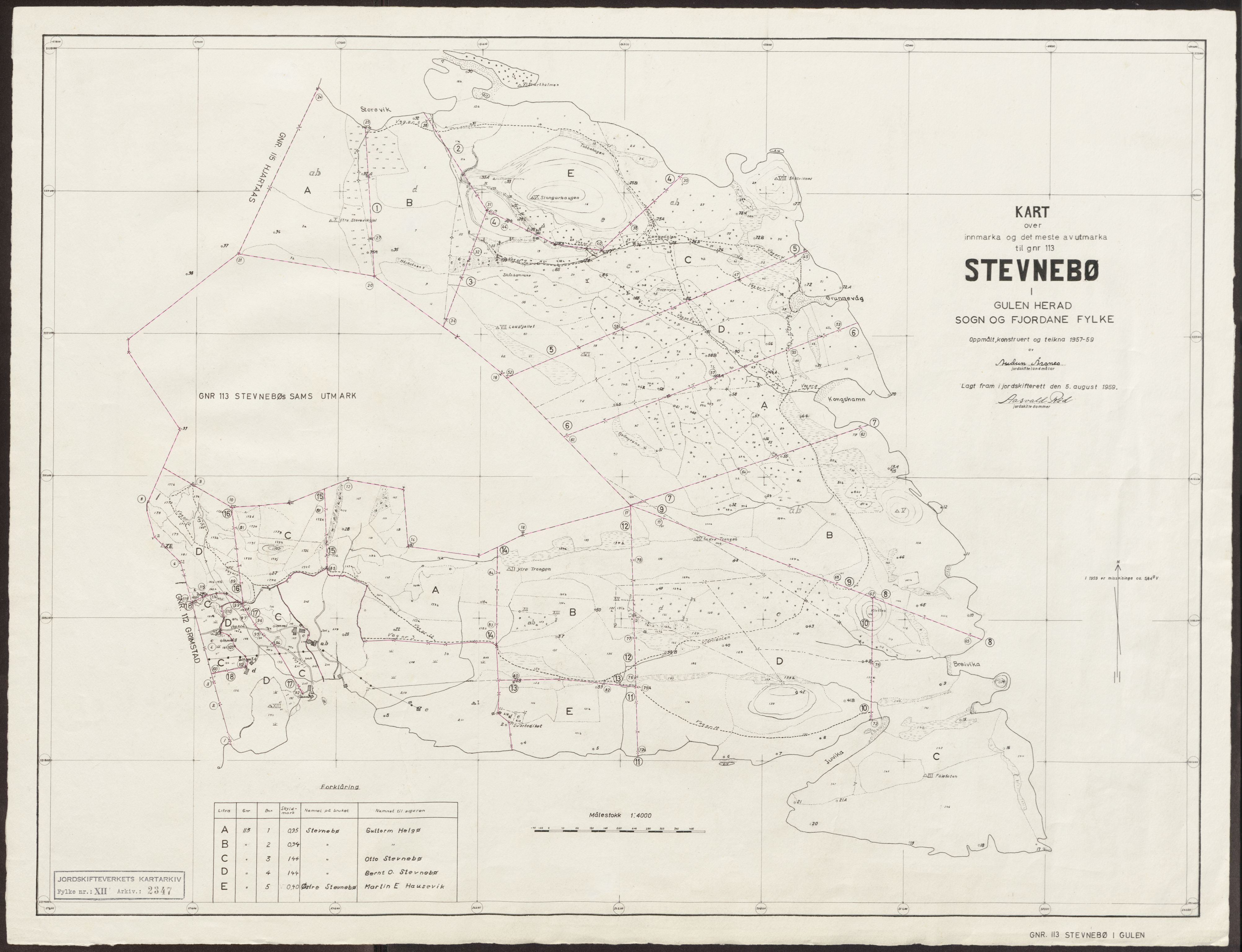 Jordskifteverkets kartarkiv, AV/RA-S-3929/T, 1859-1988, s. 2872