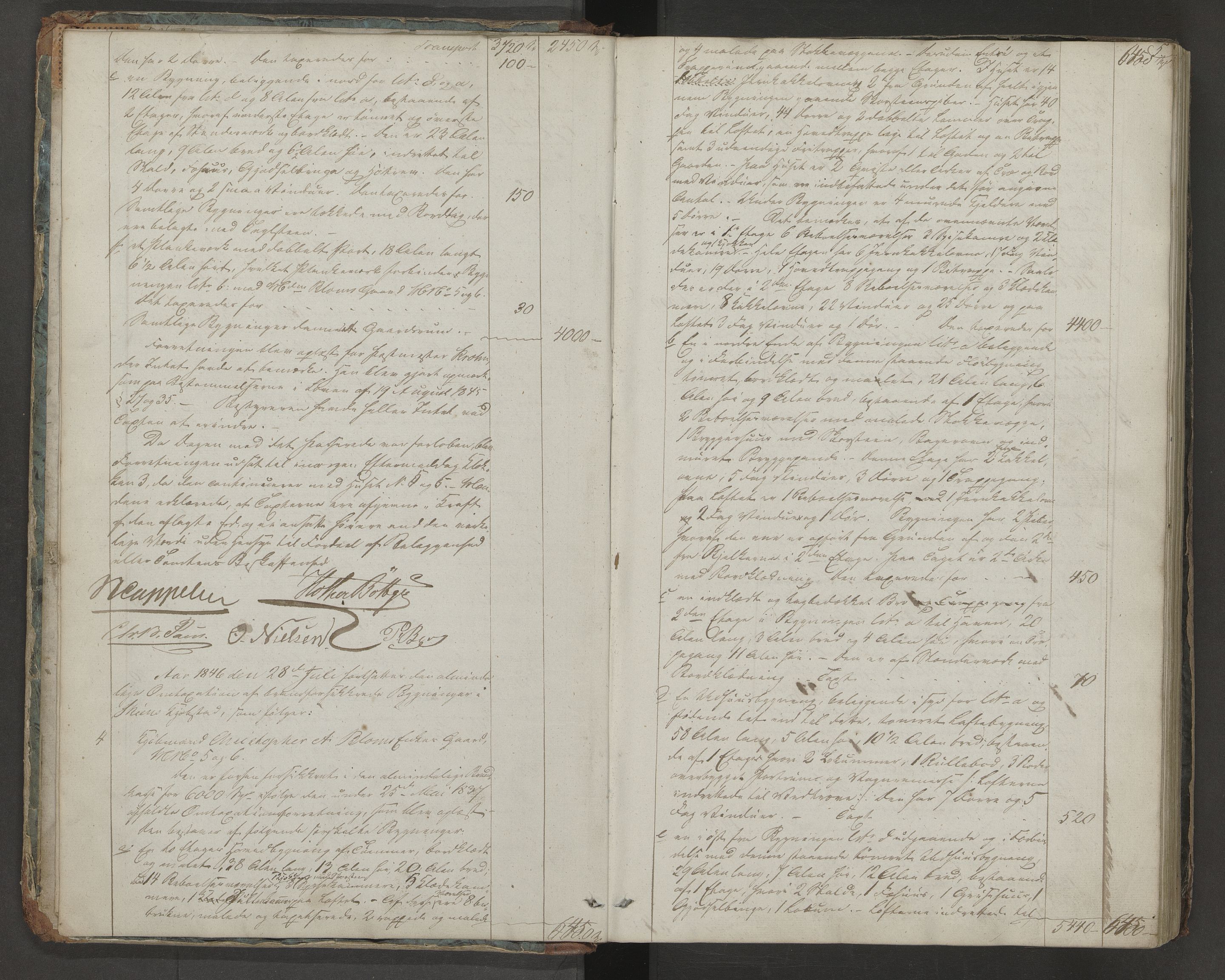 Skien magistrat, AV/SAKO-A-860/F/Fb/Fba/L0011: Branntakstprotokoll, 1846-1854