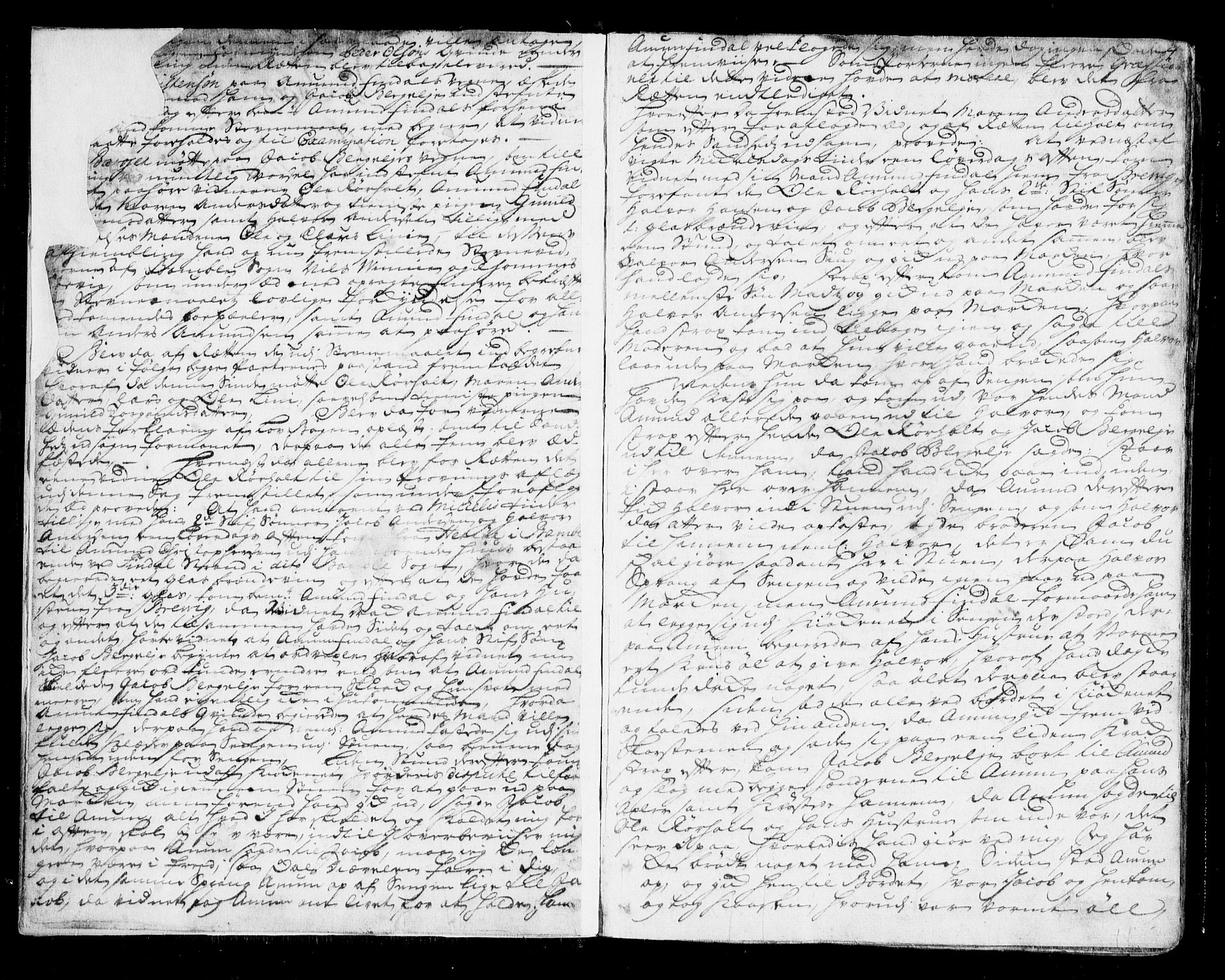 Bamble sorenskriveri, SAKO/A-214/F/Fa/Faa/L0011: Tingbok, 1729-1756, s. 2