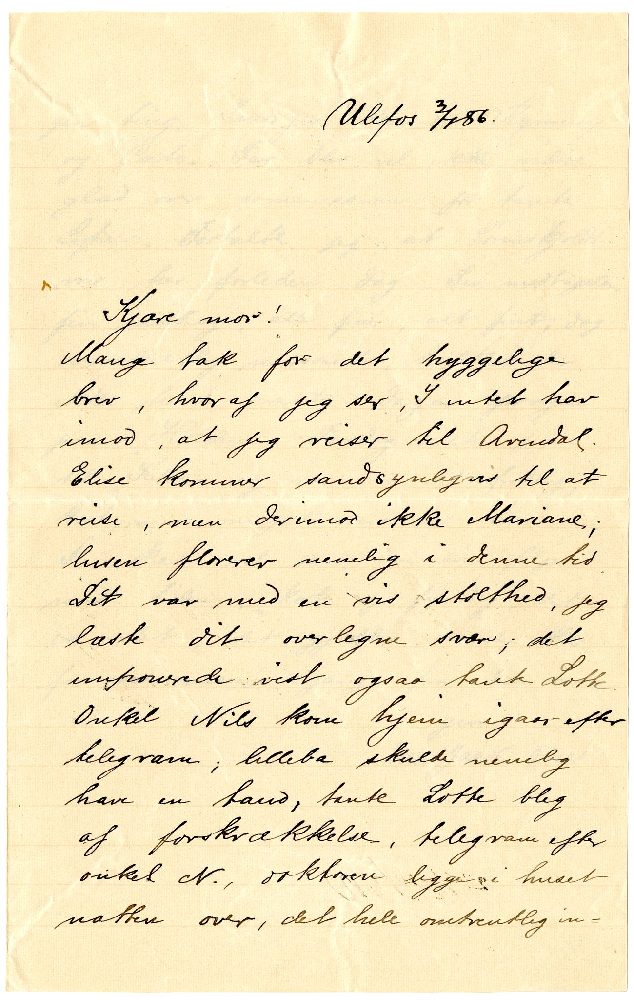 Diderik Maria Aalls brevsamling, NF/Ark-1023/F/L0001: D.M. Aalls brevsamling. A - B, 1738-1889, s. 200