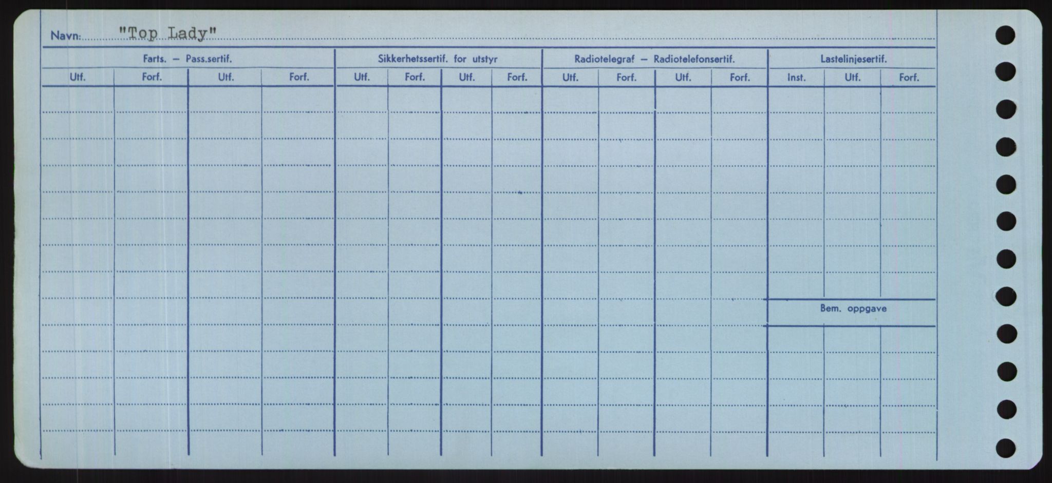 Sjøfartsdirektoratet med forløpere, Skipsmålingen, RA/S-1627/H/Hd/L0039: Fartøy, Ti-Tø, s. 192