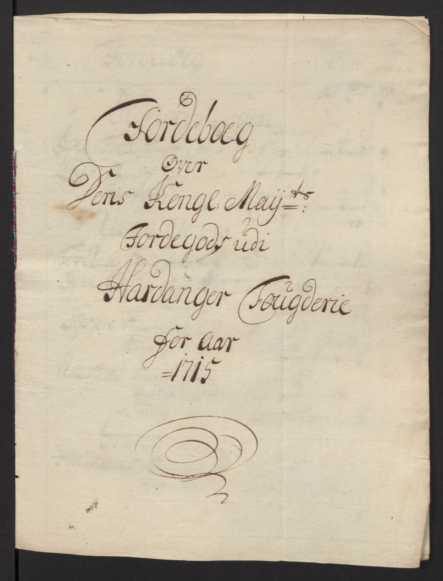 Rentekammeret inntil 1814, Reviderte regnskaper, Fogderegnskap, RA/EA-4092/R48/L2991: Fogderegnskap Sunnhordland og Hardanger, 1715, s. 219