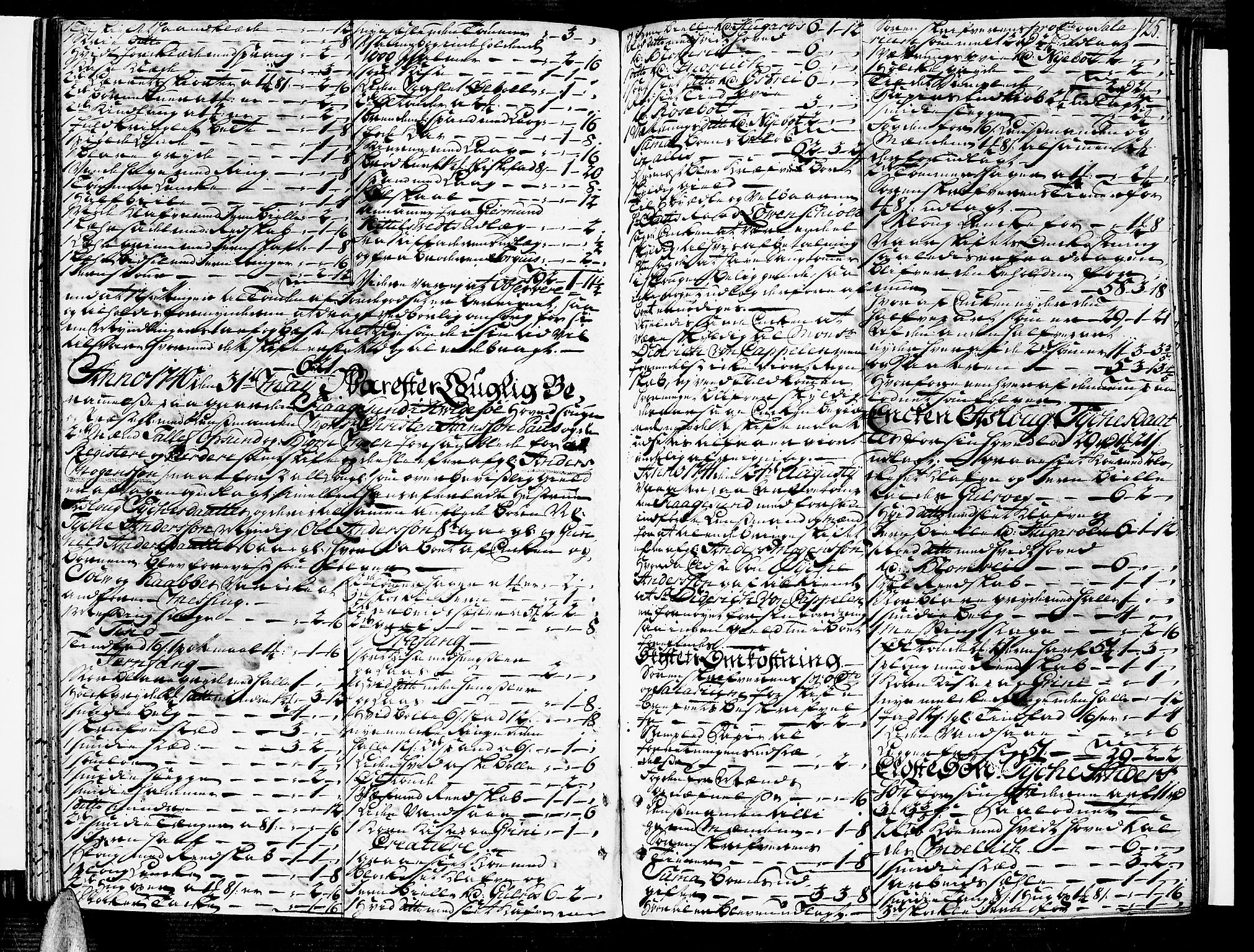 Vest-Telemark sorenskriveri, SAKO/A-134/H/Ha/Haa/L0006: Skifteprotokoll, 1740-1743, s. 124b-125a