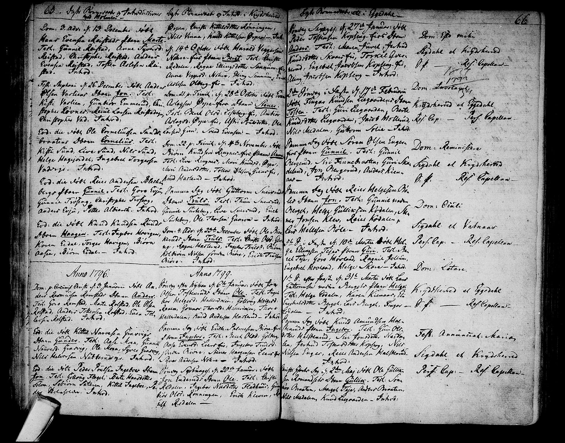 Sigdal kirkebøker, AV/SAKO-A-245/F/Fa/L0003: Ministerialbok nr. I 3, 1793-1811, s. 65-66
