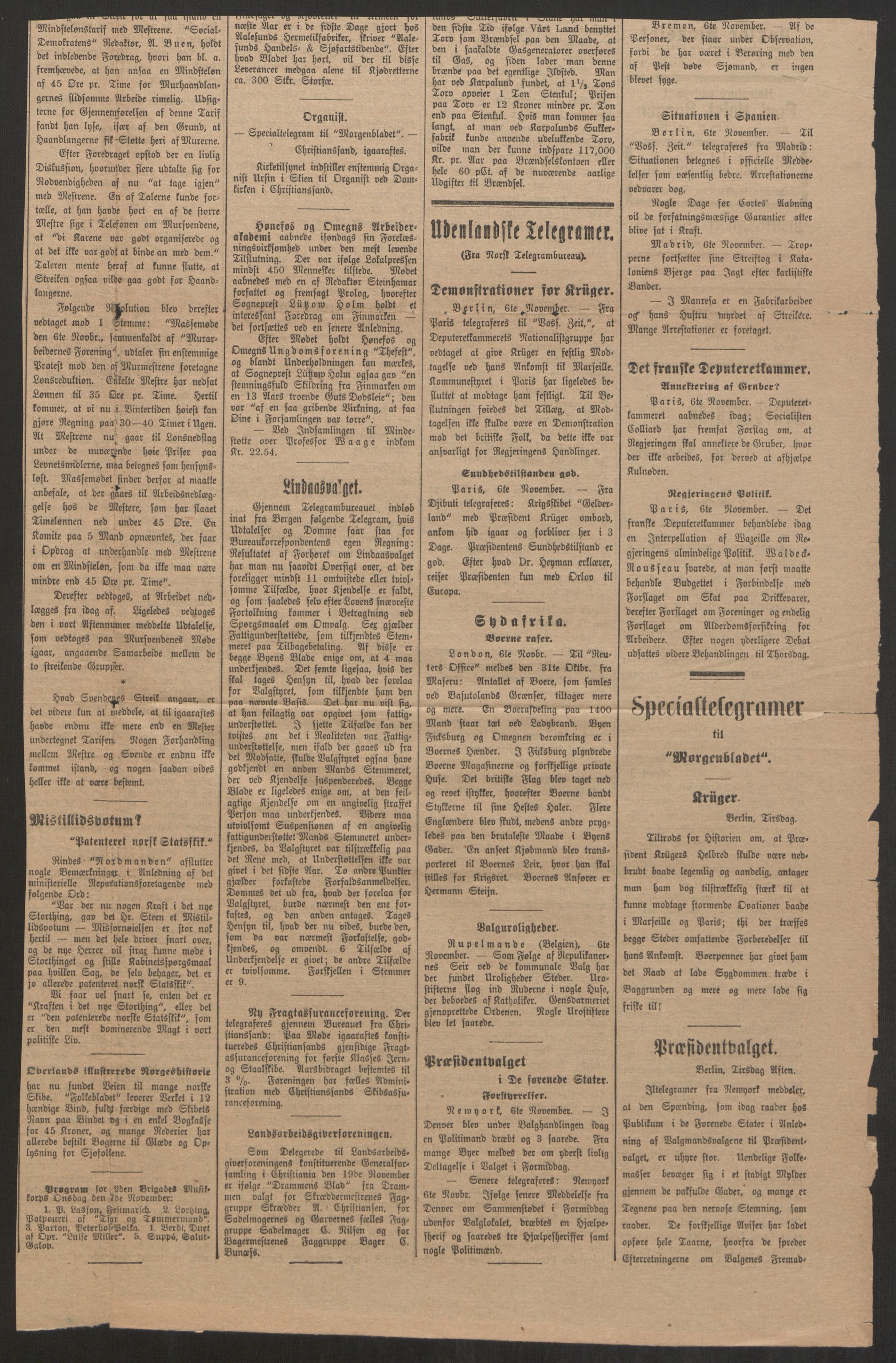 Norsk Misjon Blant Hjemløse, AV/RA-PA-0793/F/Fv/L0534: Utklipp, 1897-1919