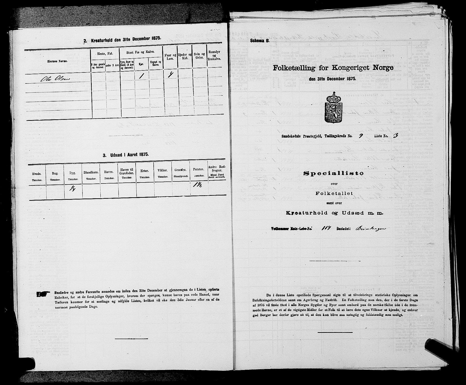 SAKO, Folketelling 1875 for 0816P Sannidal prestegjeld, 1875, s. 641