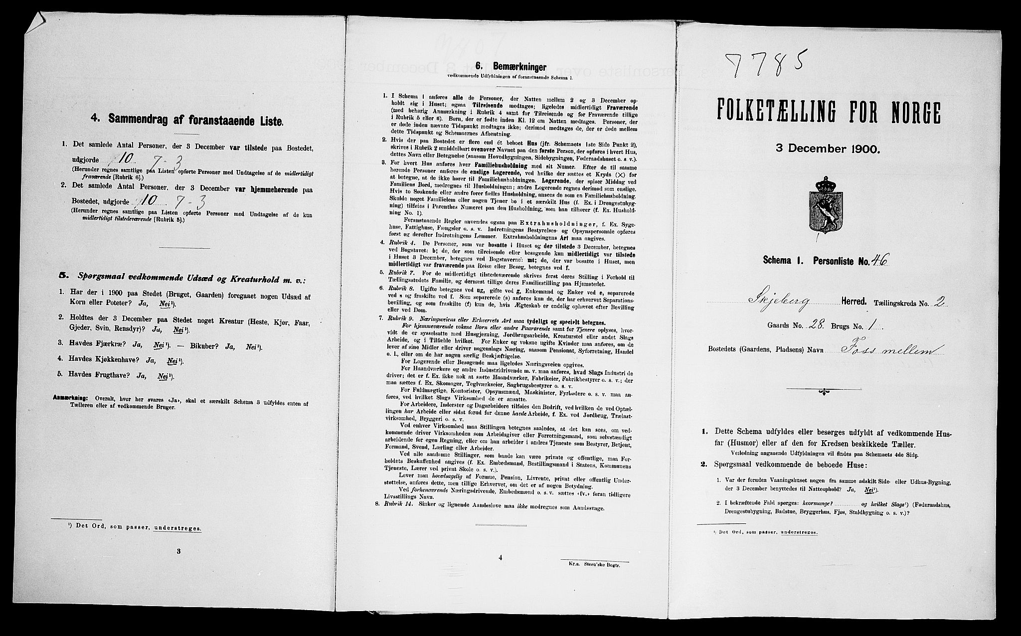 SAO, Folketelling 1900 for 0115 Skjeberg herred, 1900, s. 567
