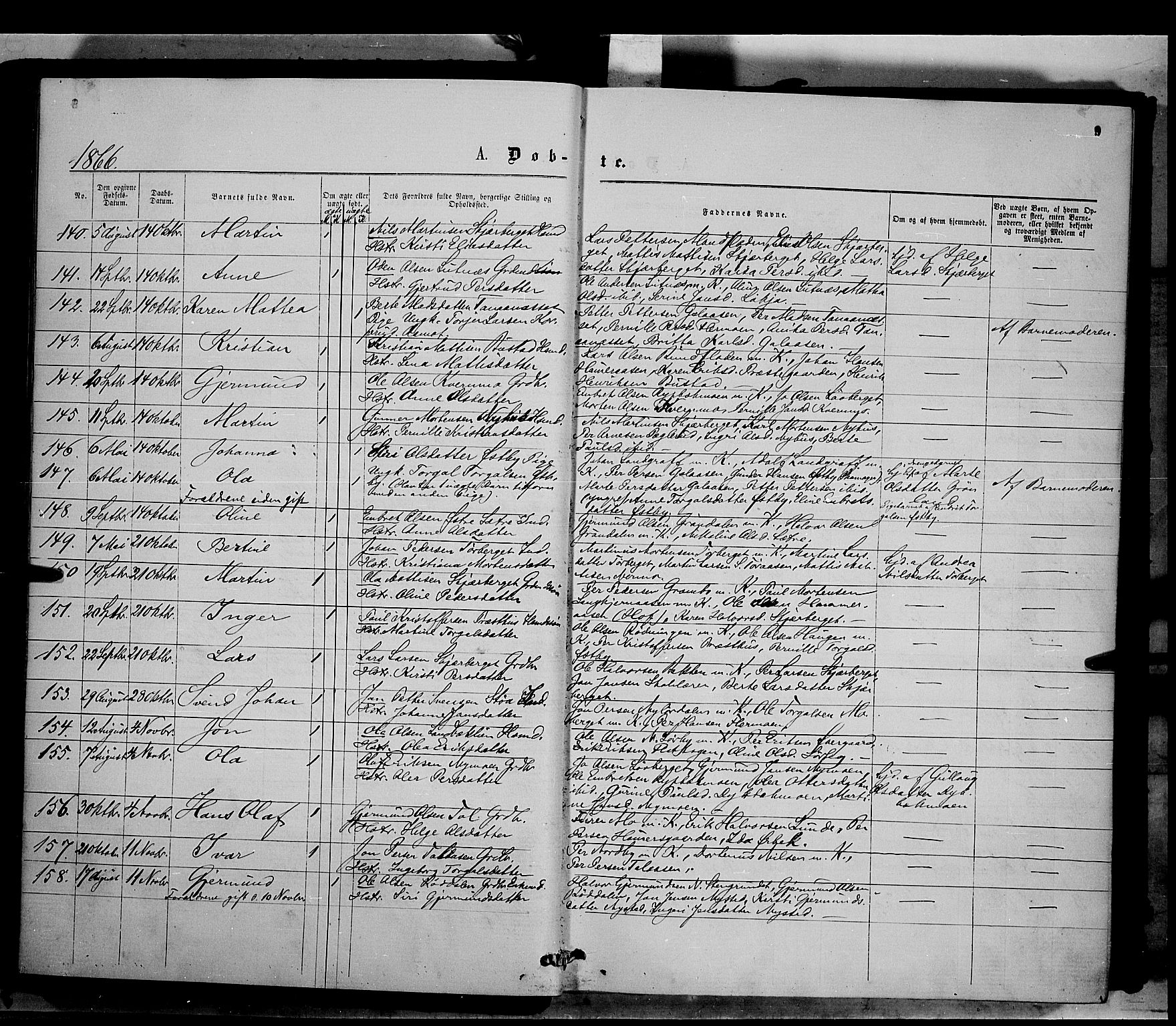Trysil prestekontor, AV/SAH-PREST-046/H/Ha/Haa/L0006: Ministerialbok nr. 6, 1866-1873, s. 9