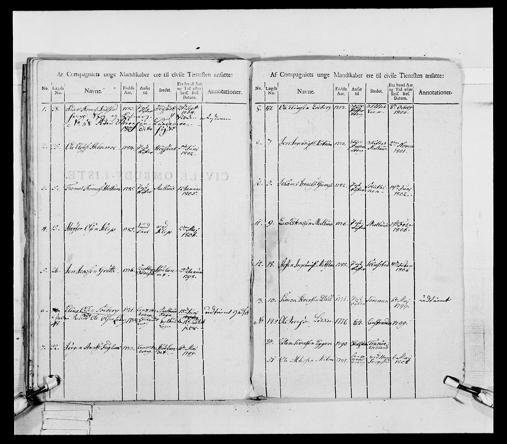 Generalitets- og kommissariatskollegiet, Det kongelige norske kommissariatskollegium, AV/RA-EA-5420/E/Eh/L0075b: 1. Trondheimske nasjonale infanteriregiment, 1807, s. 275