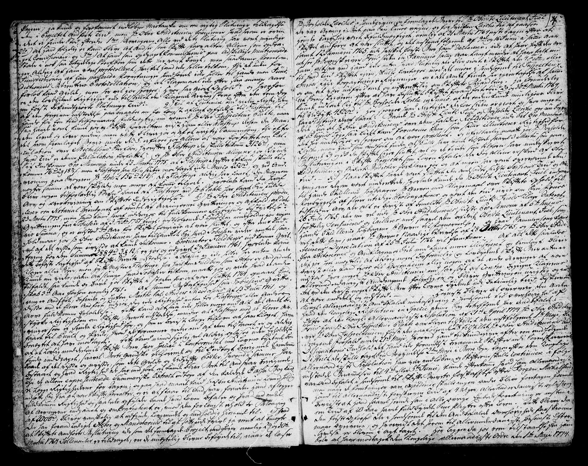 Nordre Jarlsberg sorenskriveri, AV/SAKO-A-80/F/Fa/Faa/L0030: Tingbok, 1776-1785, s. 4