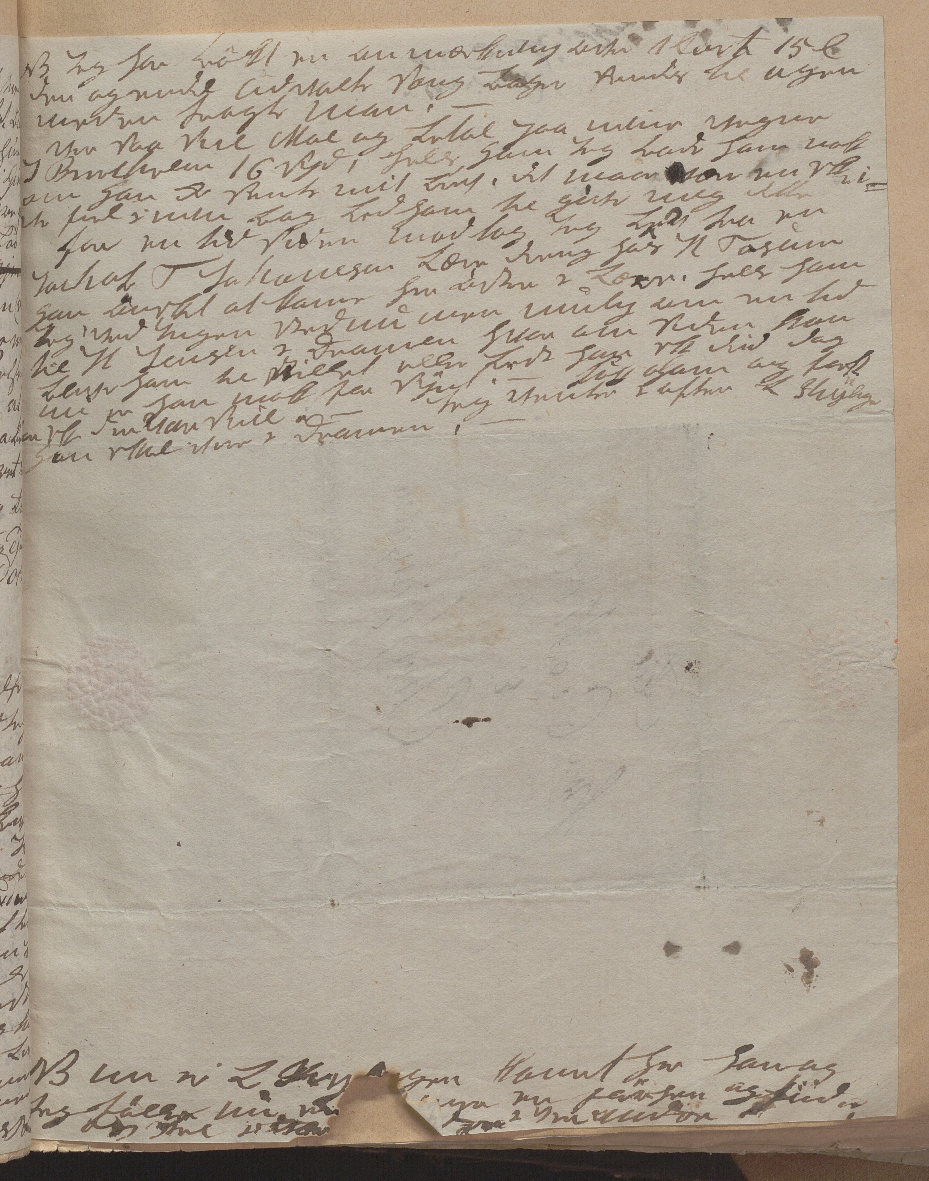 Heggtveitsamlingen, TMF/A-1007/H/L0050: Innbundne brev, Ms A, med innlagt registratur. , 1800-1850