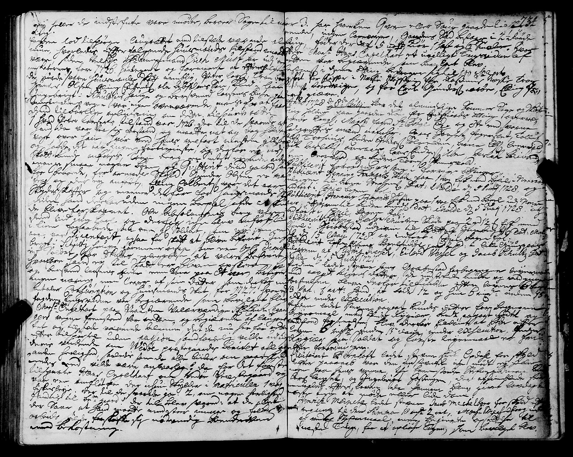 Romsdal sorenskriveri, AV/SAT-A-4149/1/1/1A/L0009: Tingbok, 1722-1728, s. 233b-234a