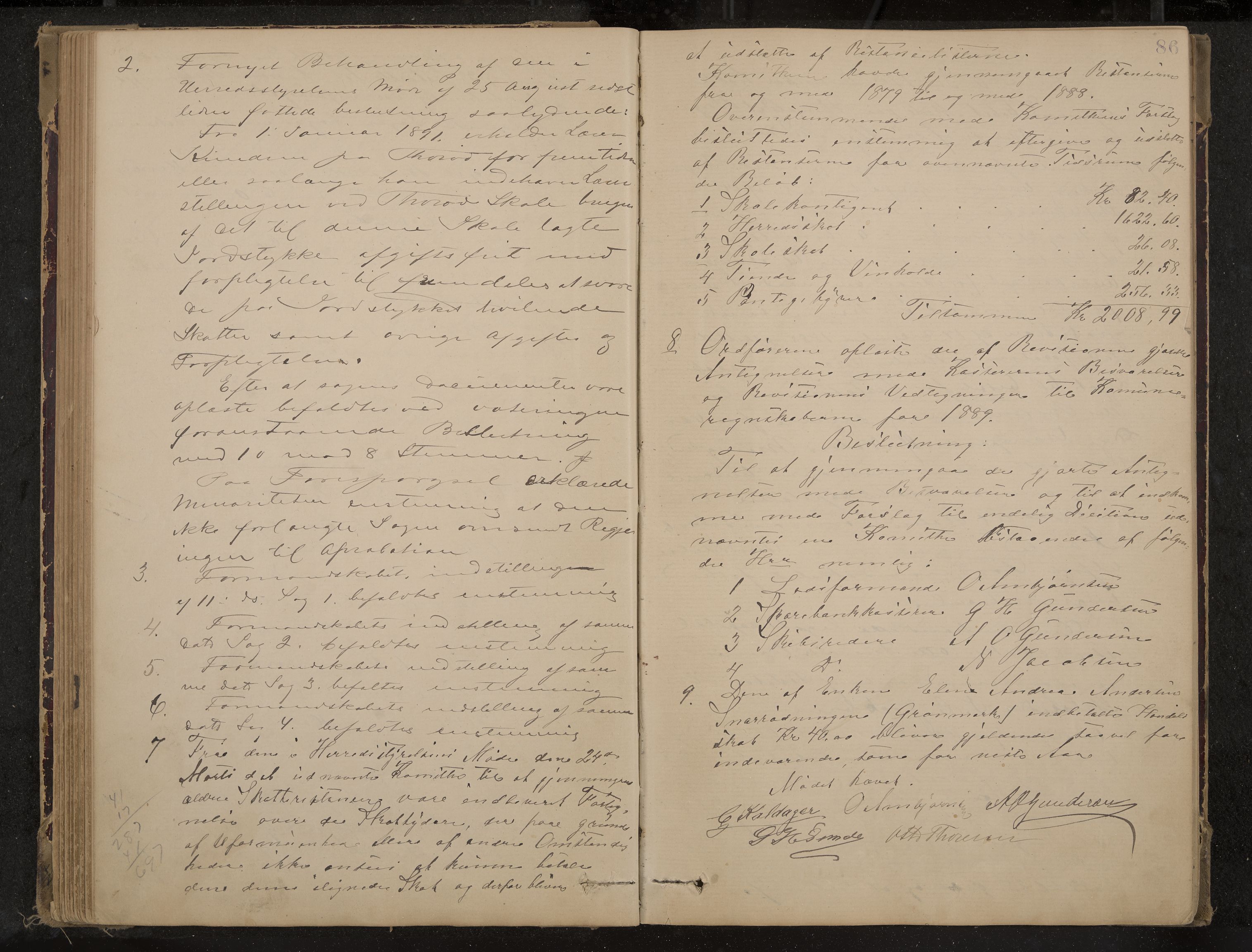 Nøtterøy formannskap og sentraladministrasjon, IKAK/0722021-1/A/Aa/L0004: Møtebok, 1887-1896, s. 86